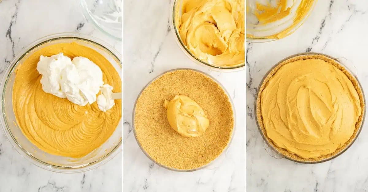 Cream Cheese Pumpkin Pie with Gingersnap Crust