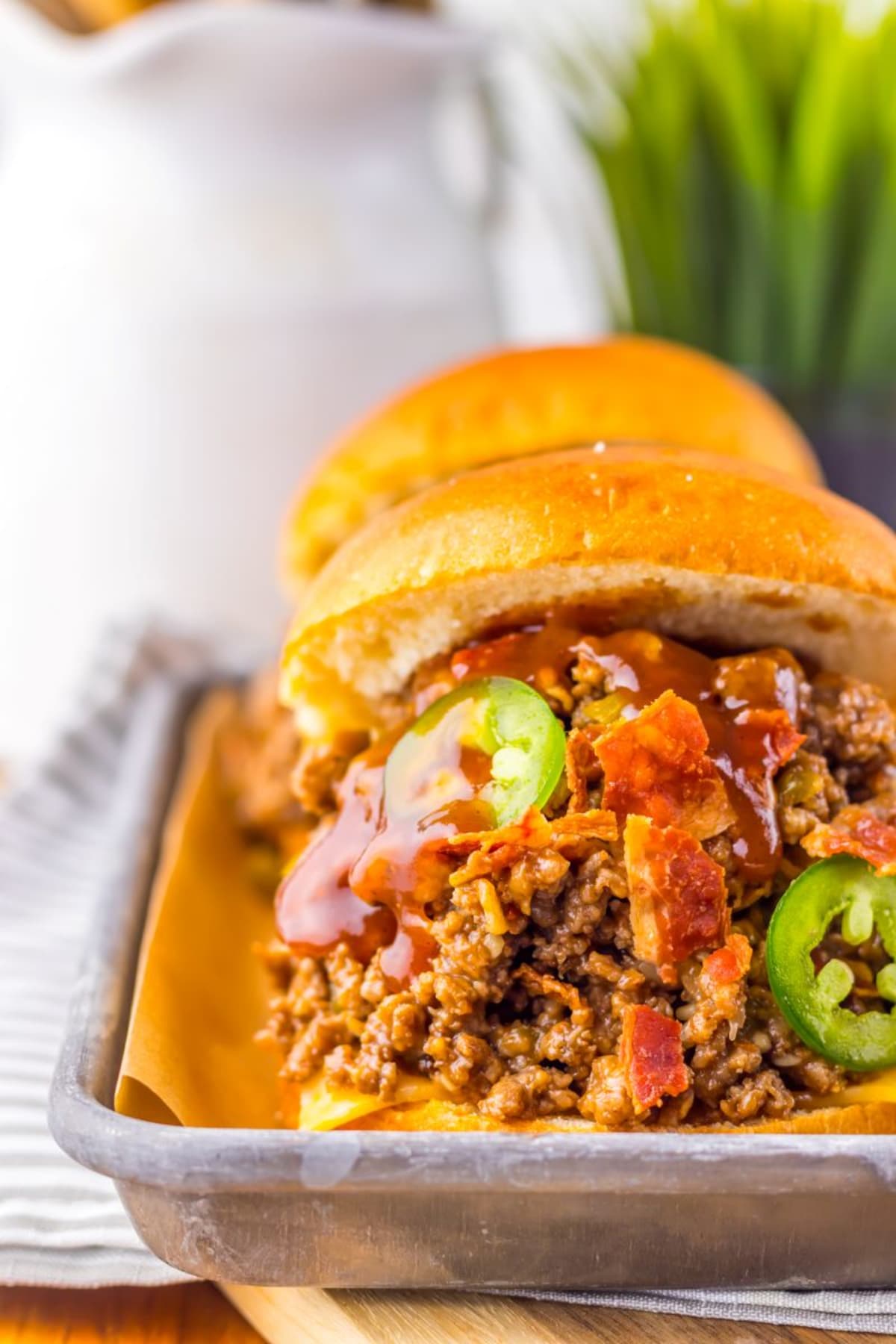 Slow Cooker Cowboy Sloppy Joes