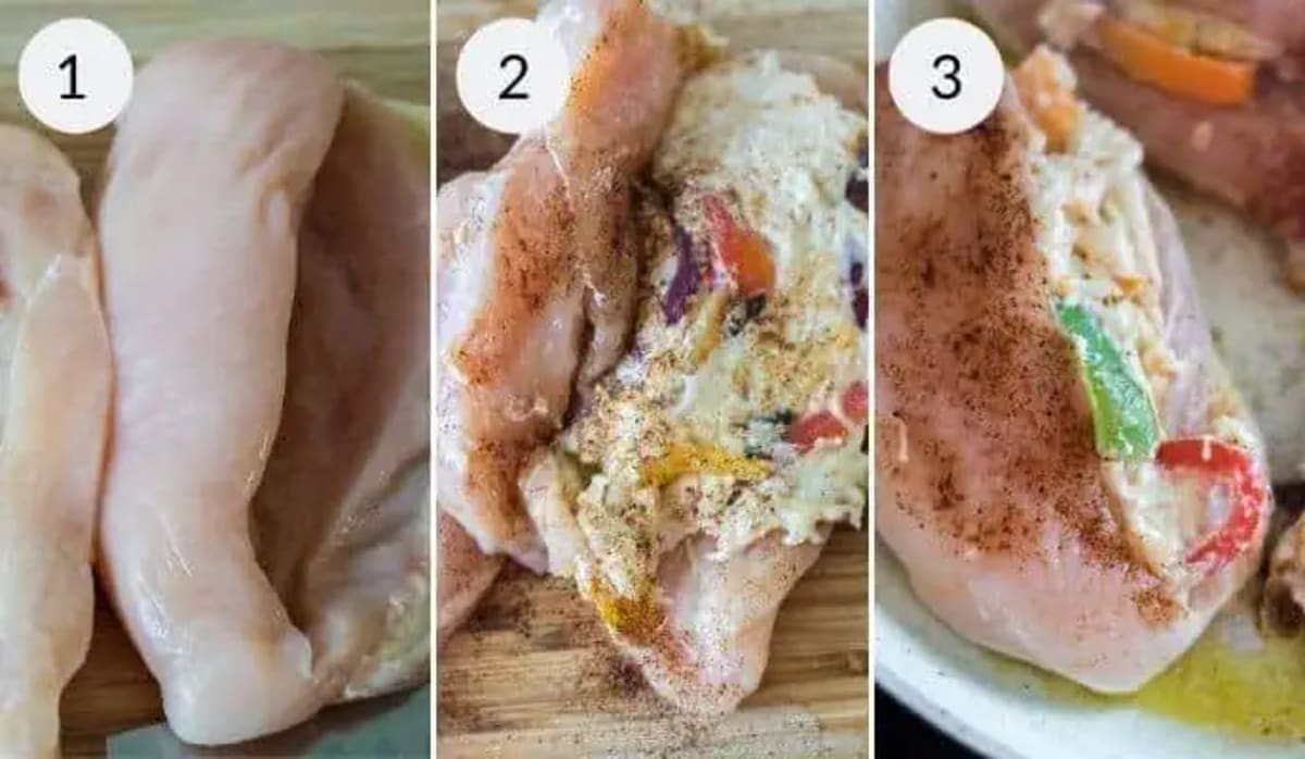 Fajita Stuffed Chicken