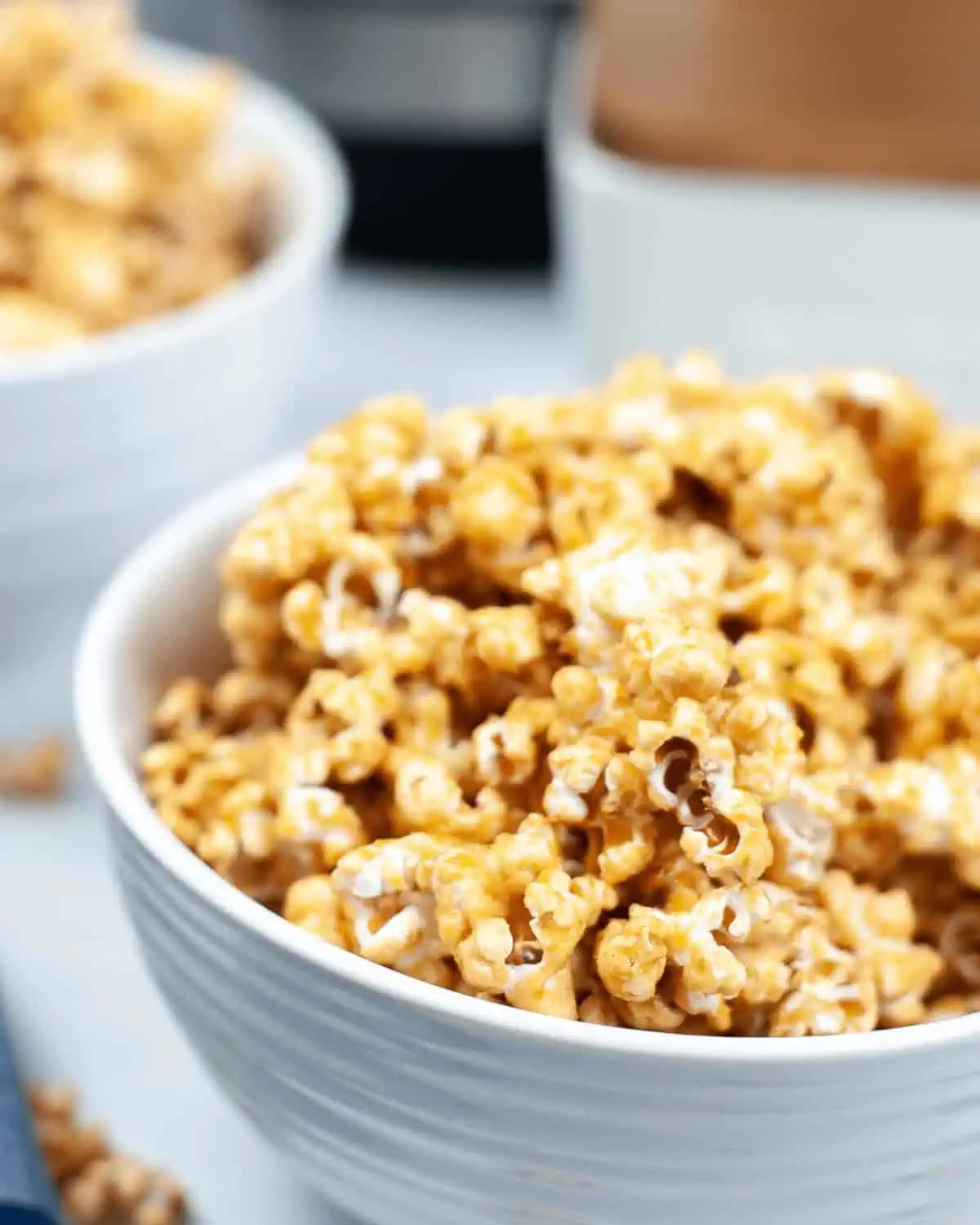 Caramel Instant Pot Popcorn