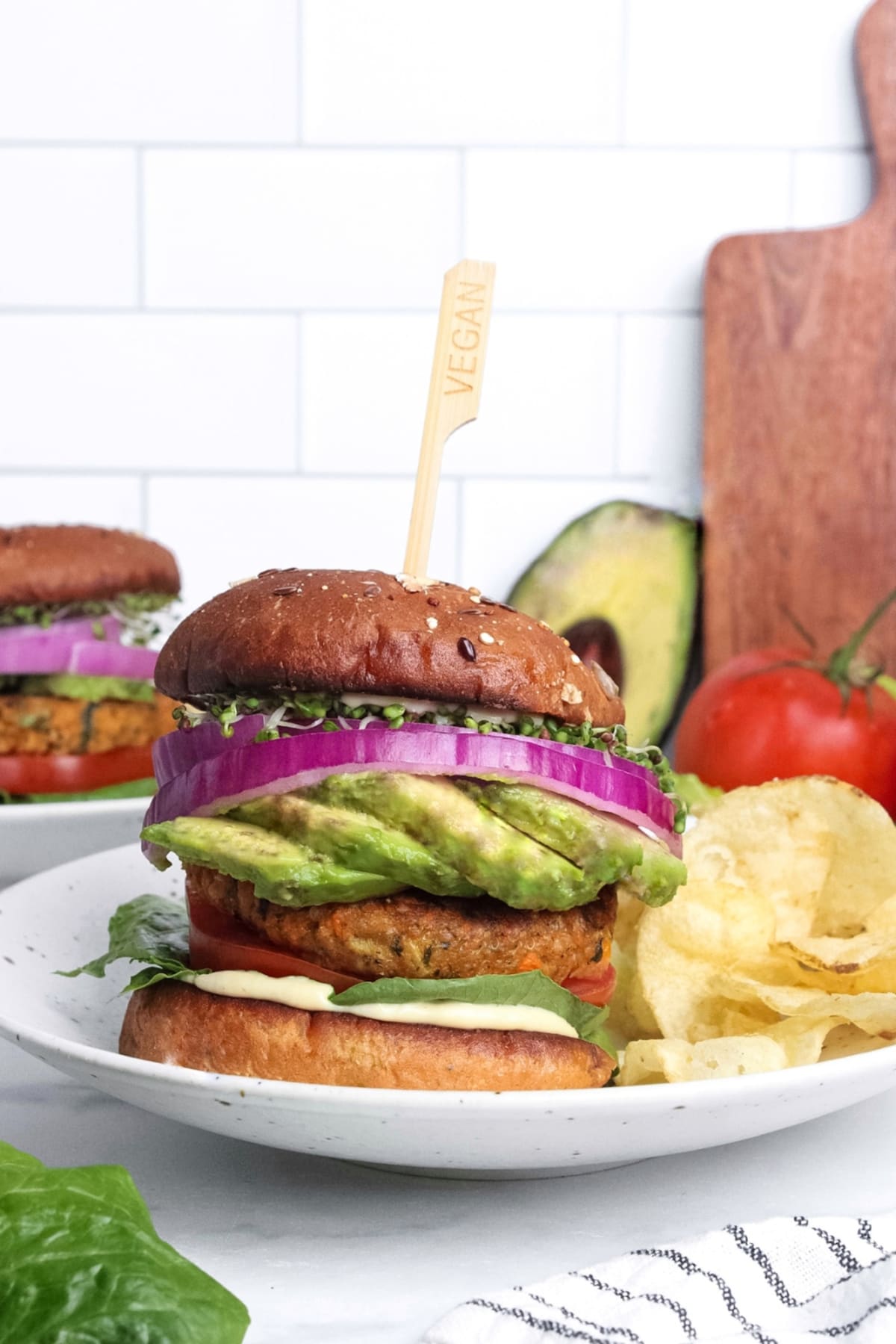 California-Style Veggie Burgers