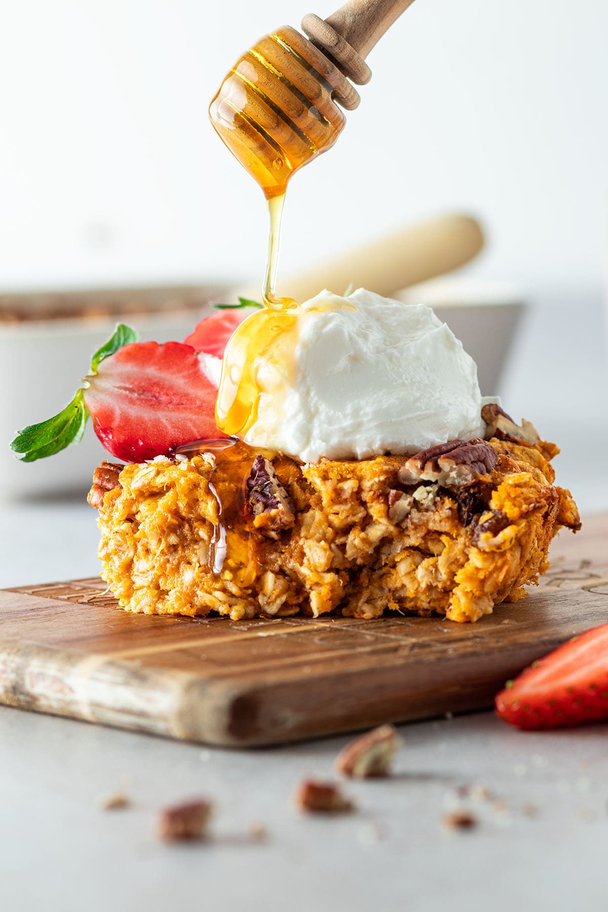 Baked Oats Without Bananas