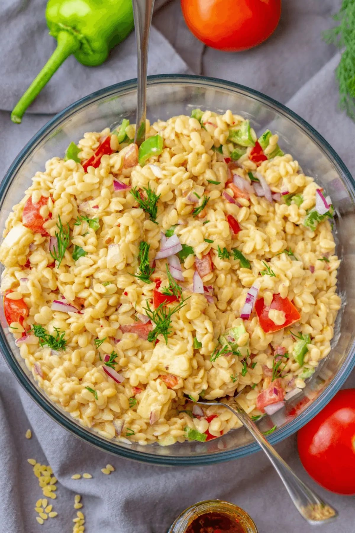 Lemon Orzo Salad