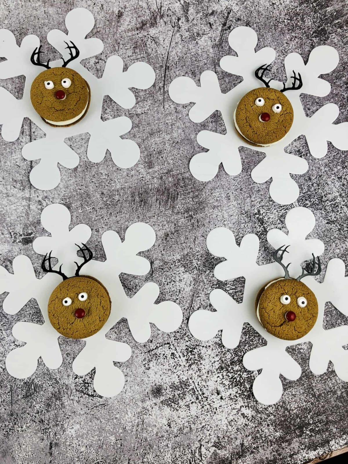 Gingerbread Reindeer Cookies