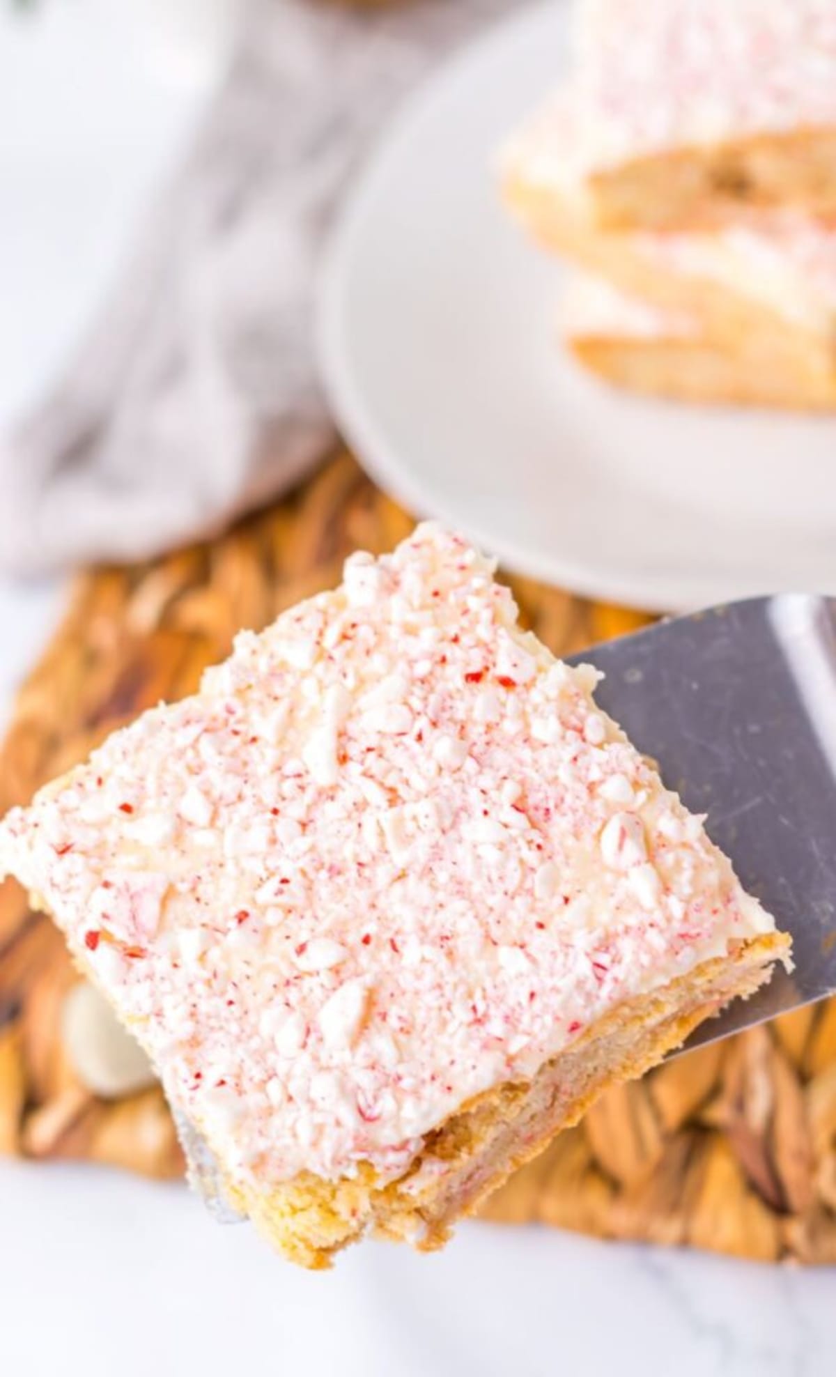 Peppermint Sugar Cookie Bars