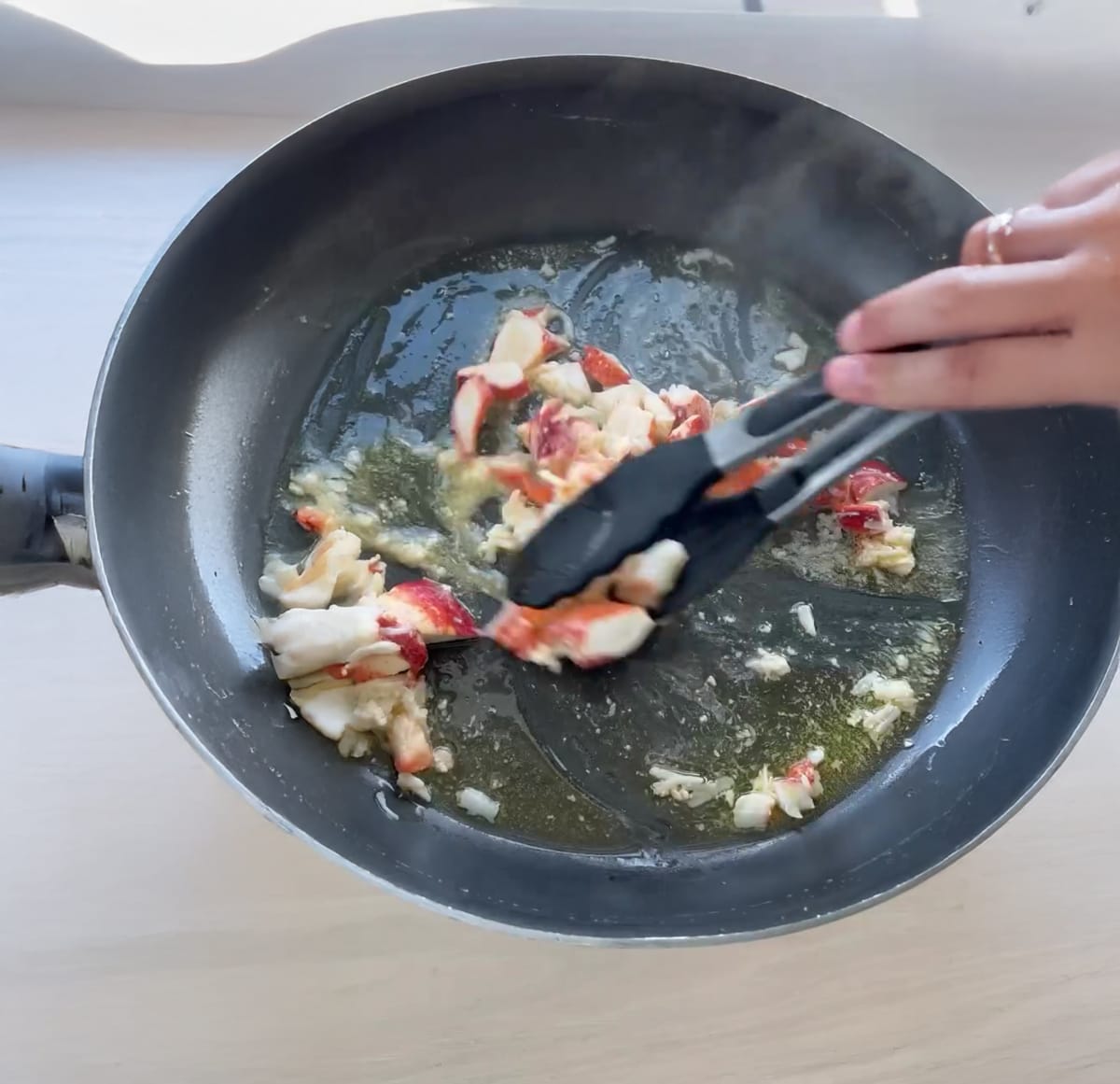 Vodka Sauce with Lobster and Radiatore Pasta