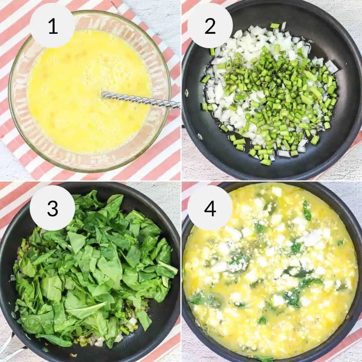 Spinach Frittata with Feta