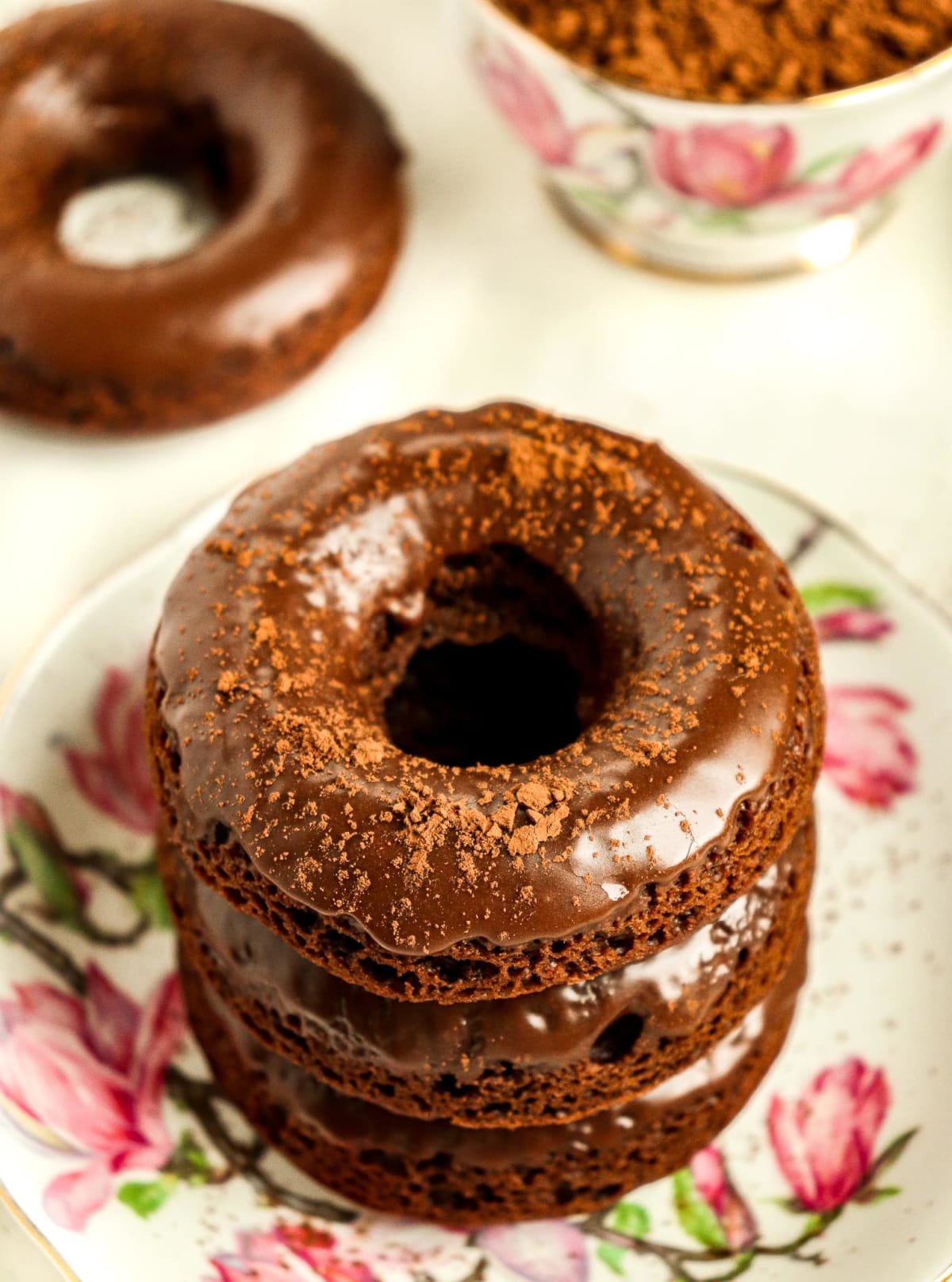 Chocolate Cake Doughnuts
