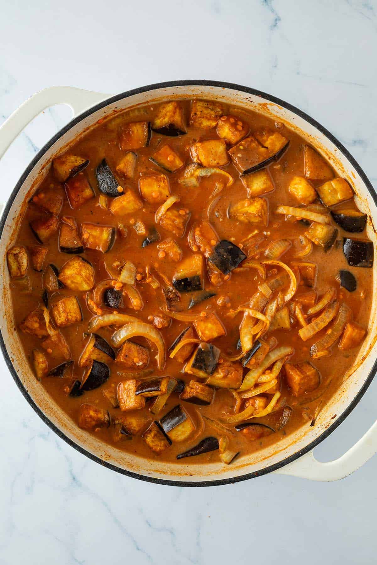 Vegan Oven-Baked Eggplant Curry