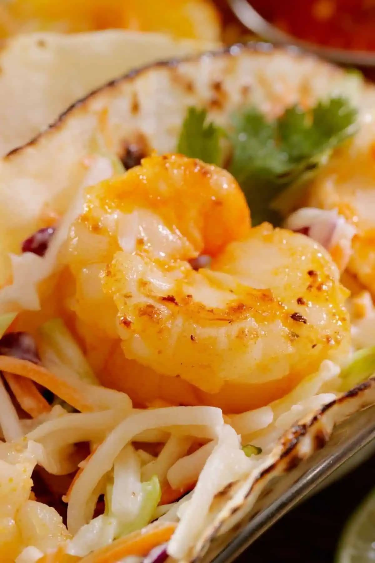 Shrimp Tacos with Mango Salsa