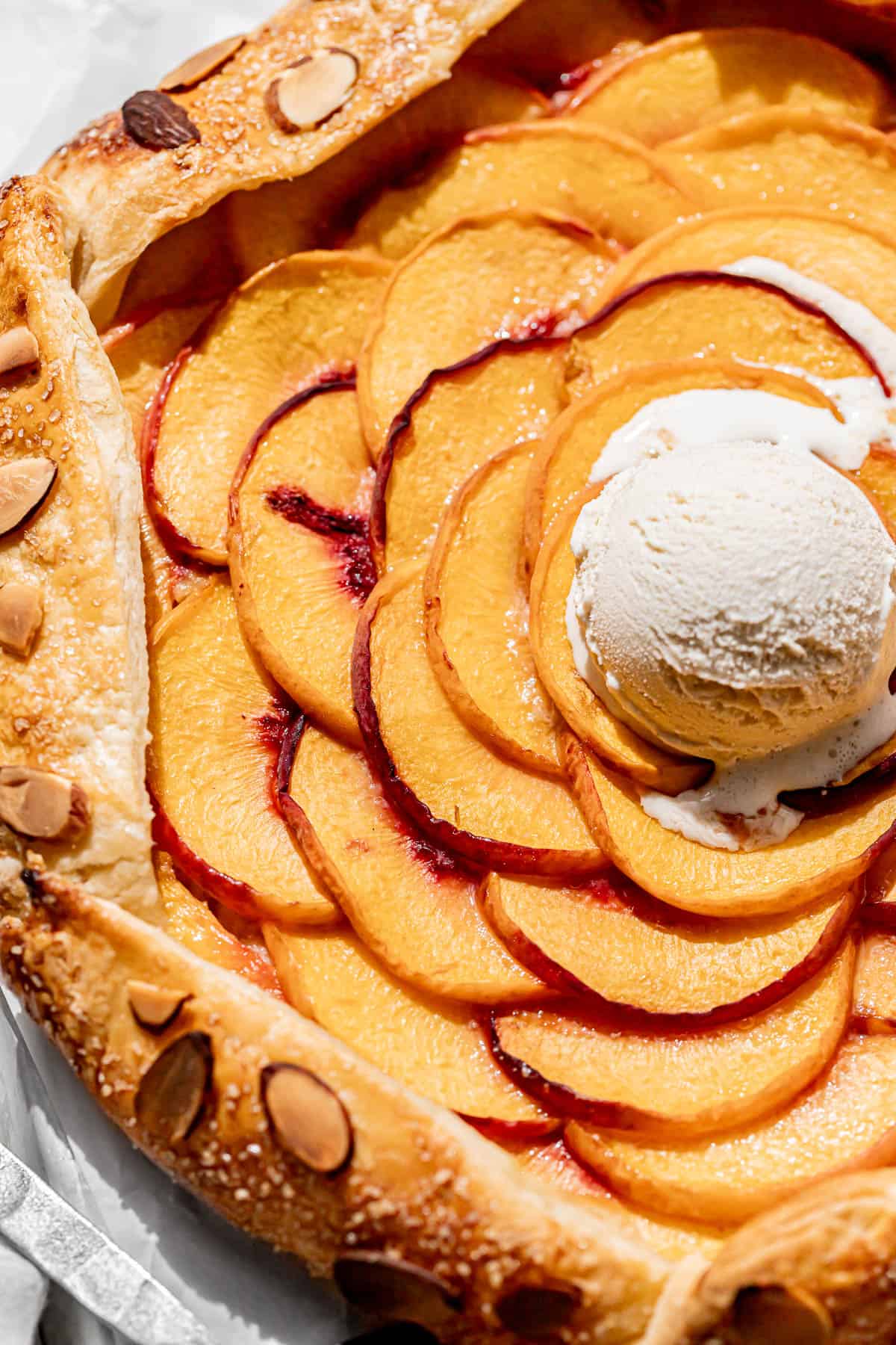 Almond Peach Galette