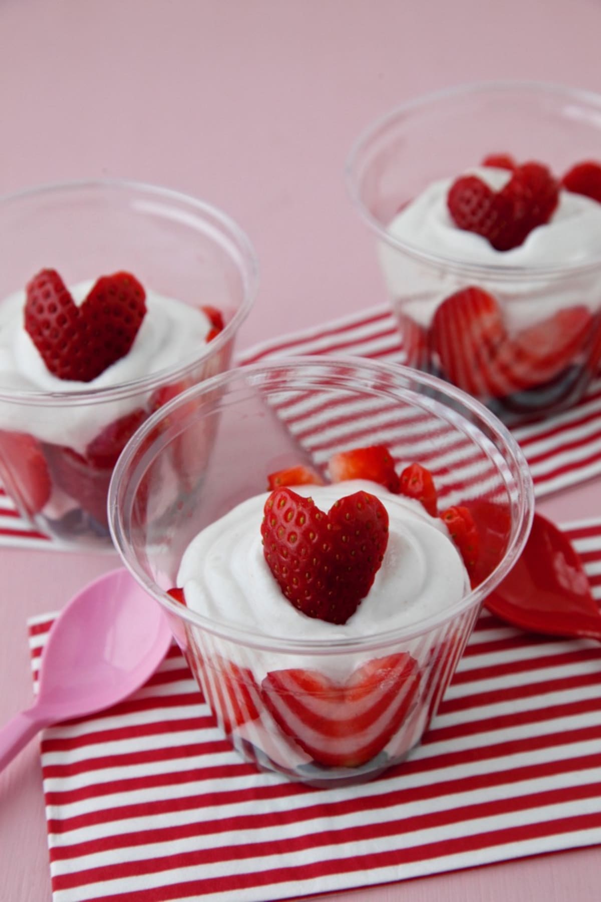Berry Heart Parfaits