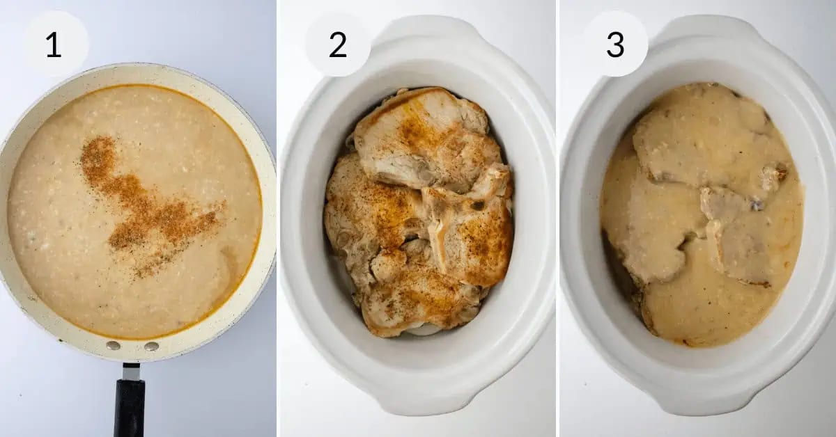 Crock Pot Pork Chops and Gravy