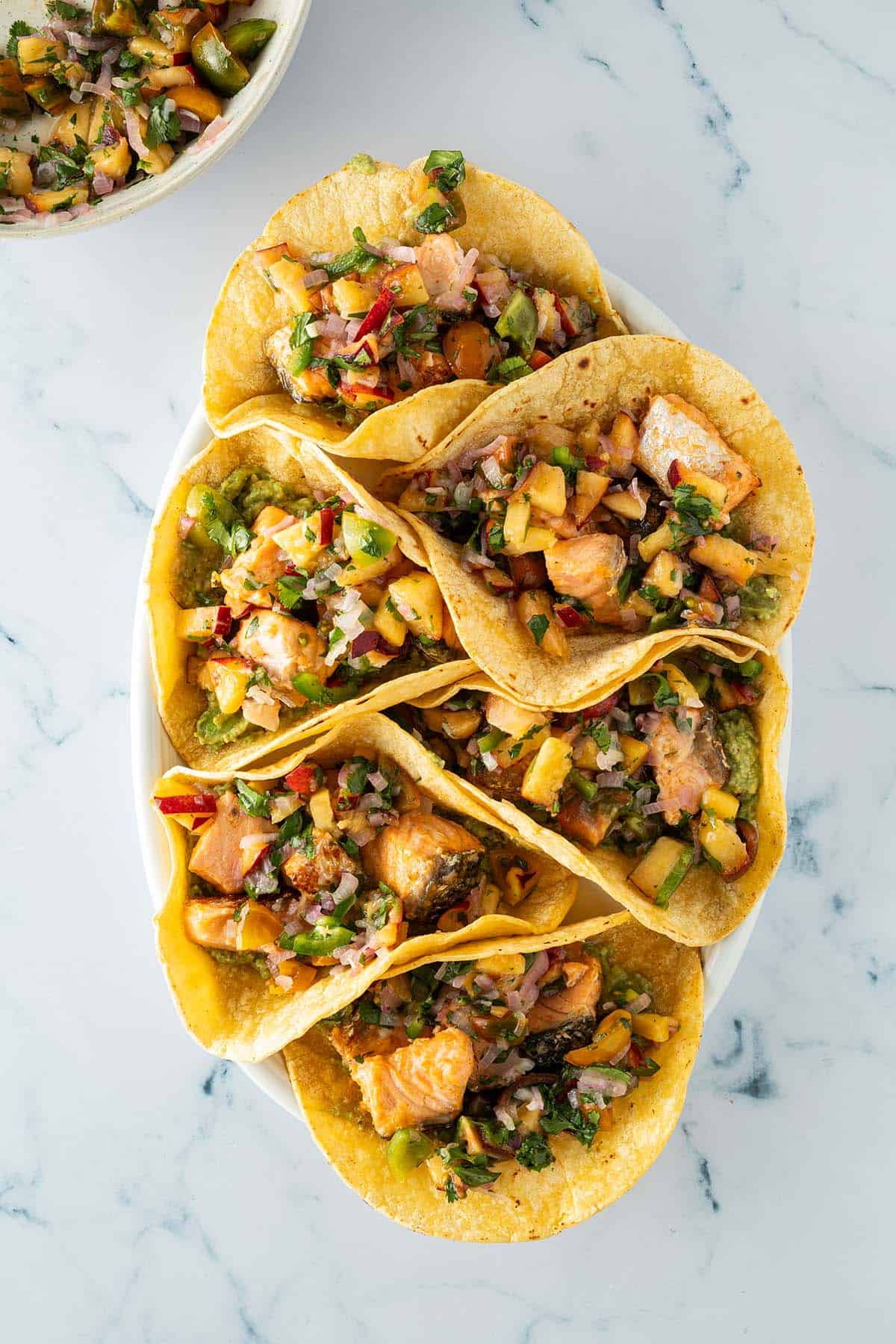 Bang Bang Salmon Tacos
