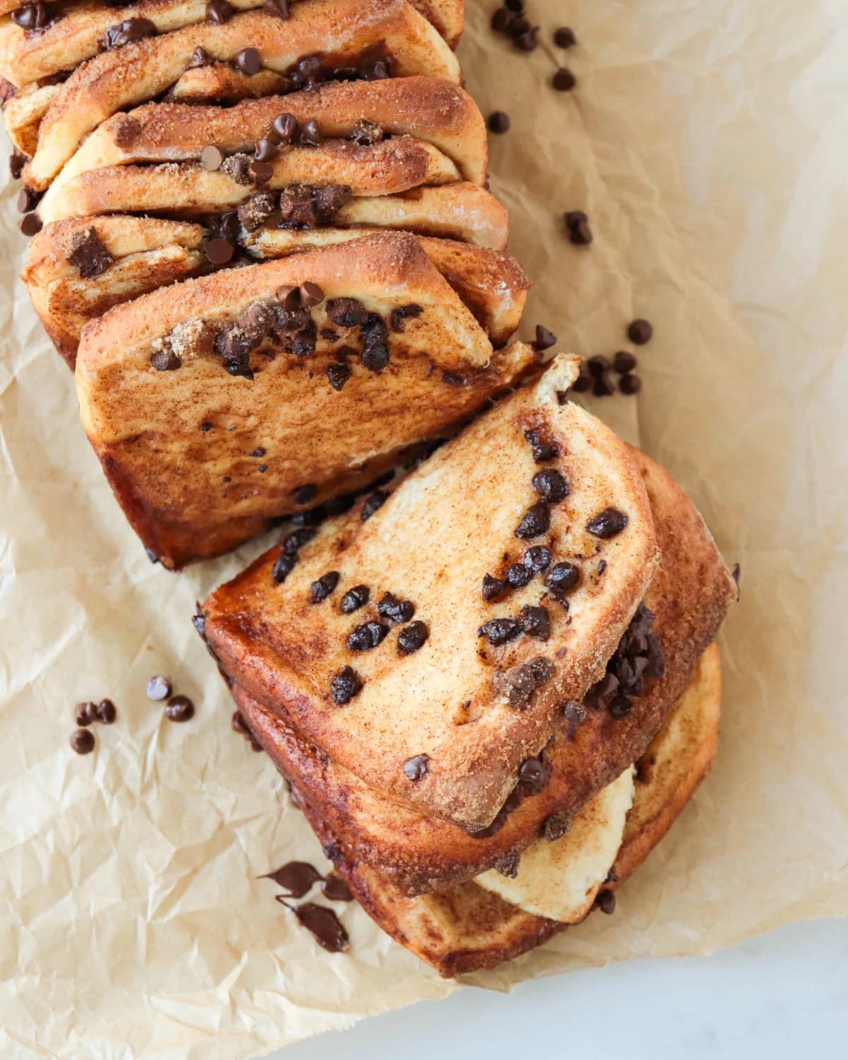 Chocolate Cinnamon Pull-Apart Bread