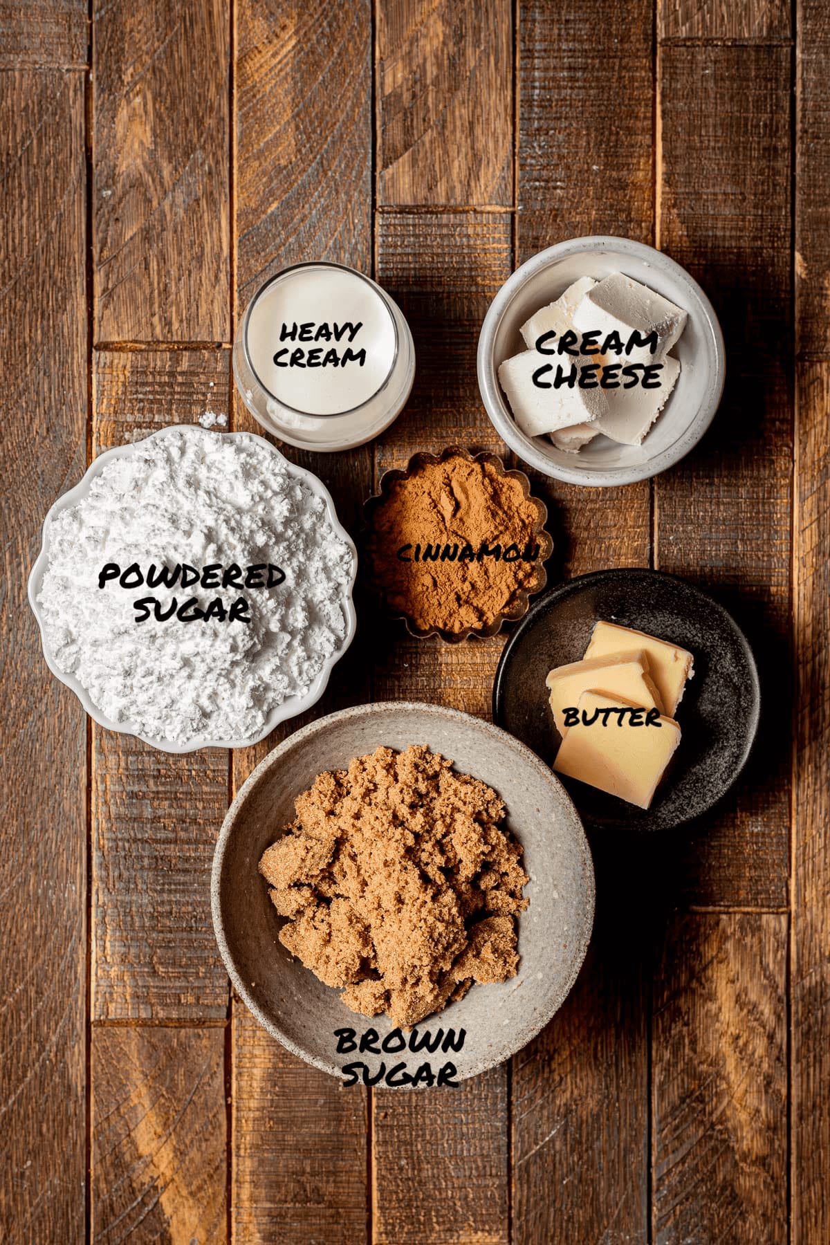 Mini Cinnamon Rolls with Heavy Cream