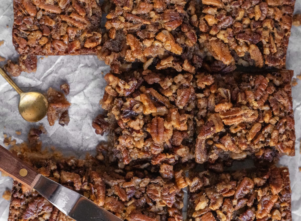 Brown Butter Maple Pecan Pie Bars