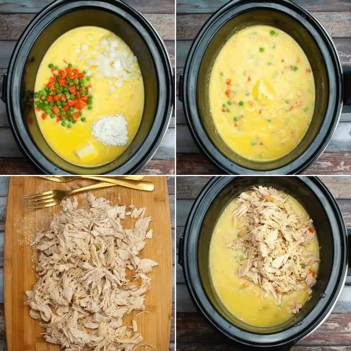 Easy Crock Pot Chicken and Dumplings