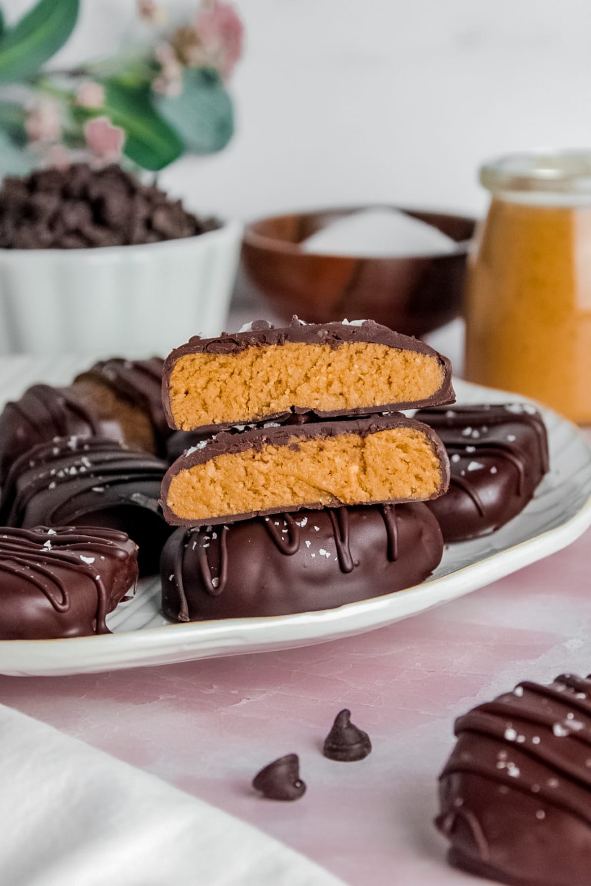 Healthy Reese's Eggs