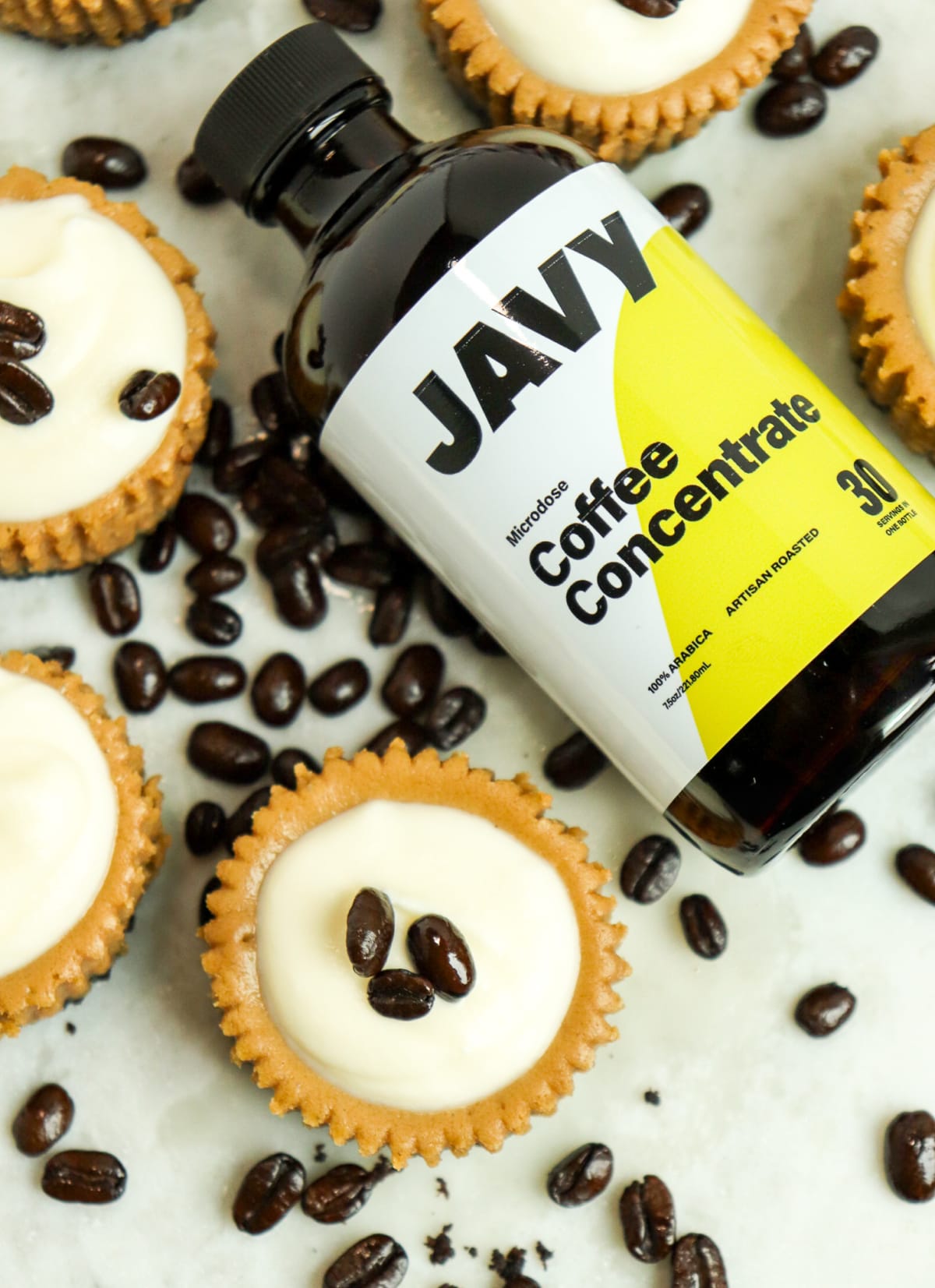 Mini Coffee Cheesecakes