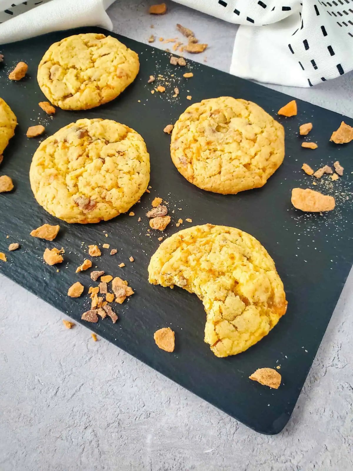 Easy Butterfinger Cookies