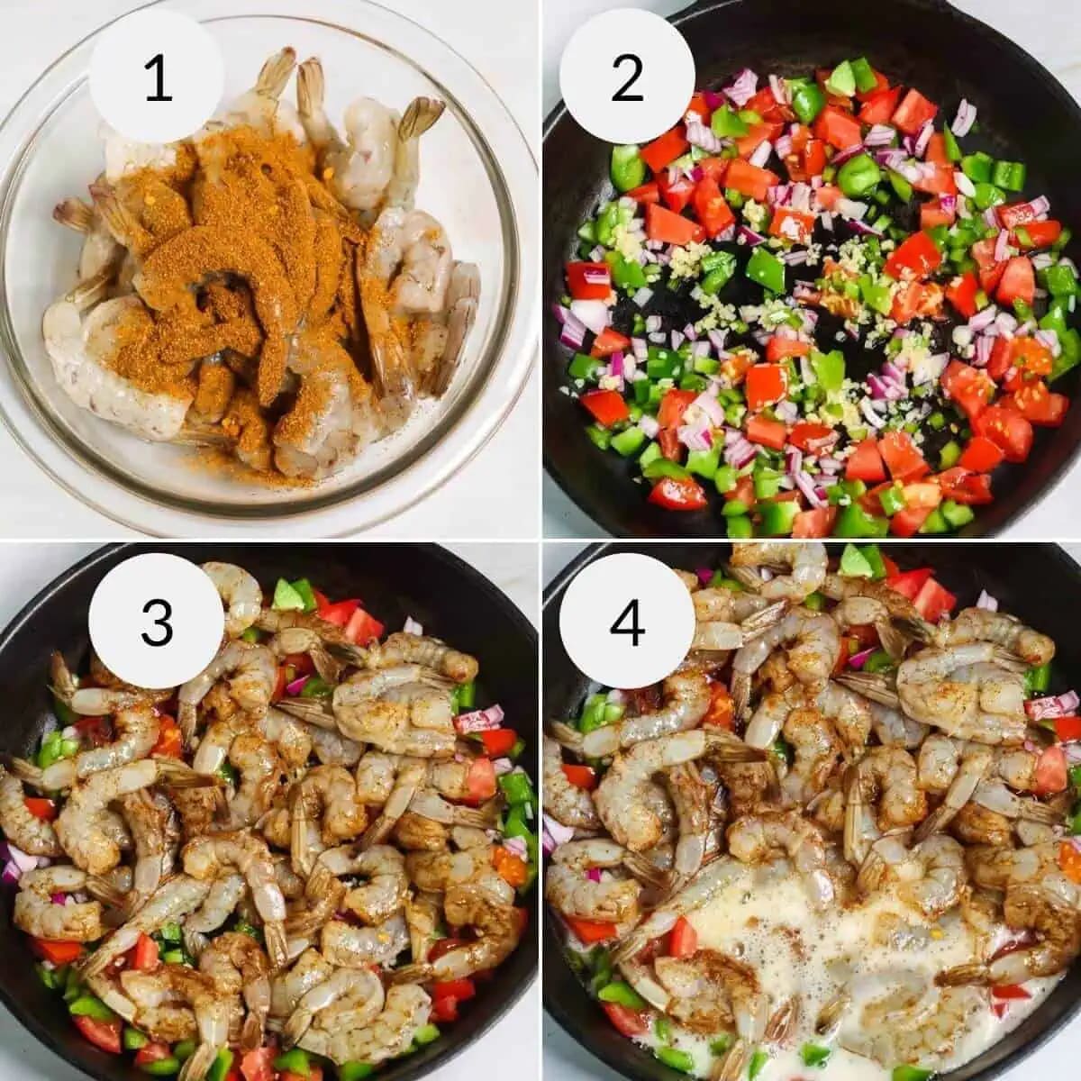 Caribbean Jerked Shrimp