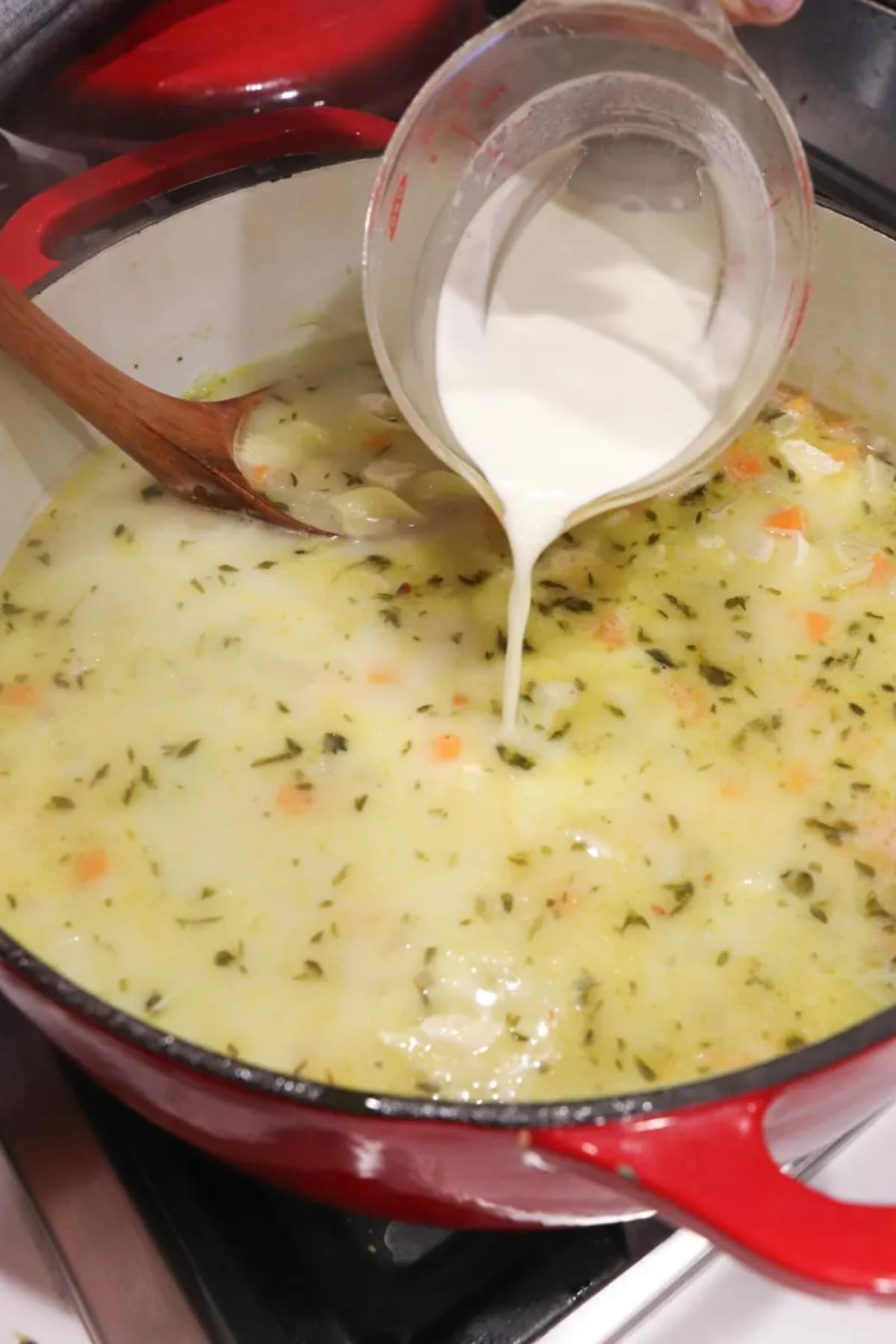Chicken Noodle Soup with Lemon and Fresh Herbs