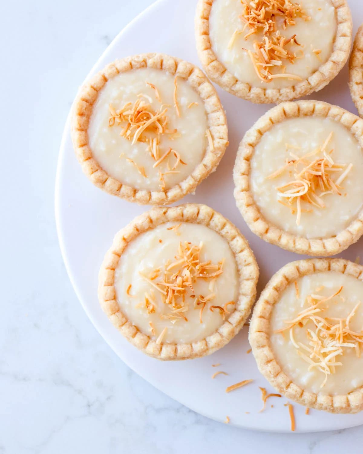Coconut Cream Tarts