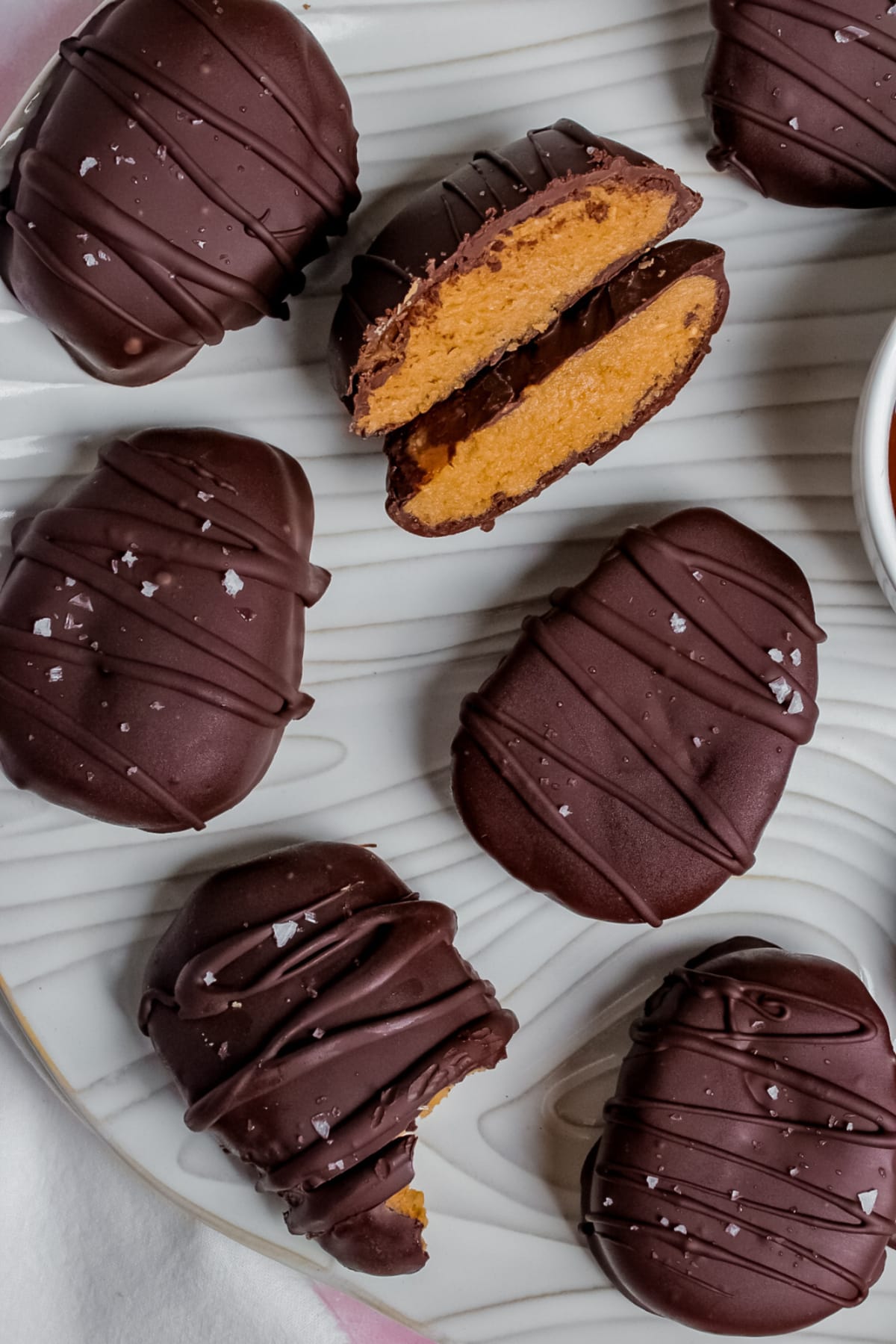 Healthy Reese's Eggs