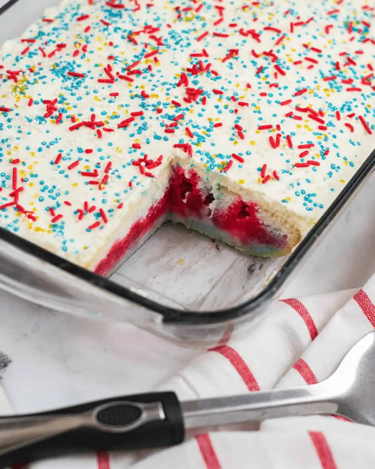 4th of July Poke Cake