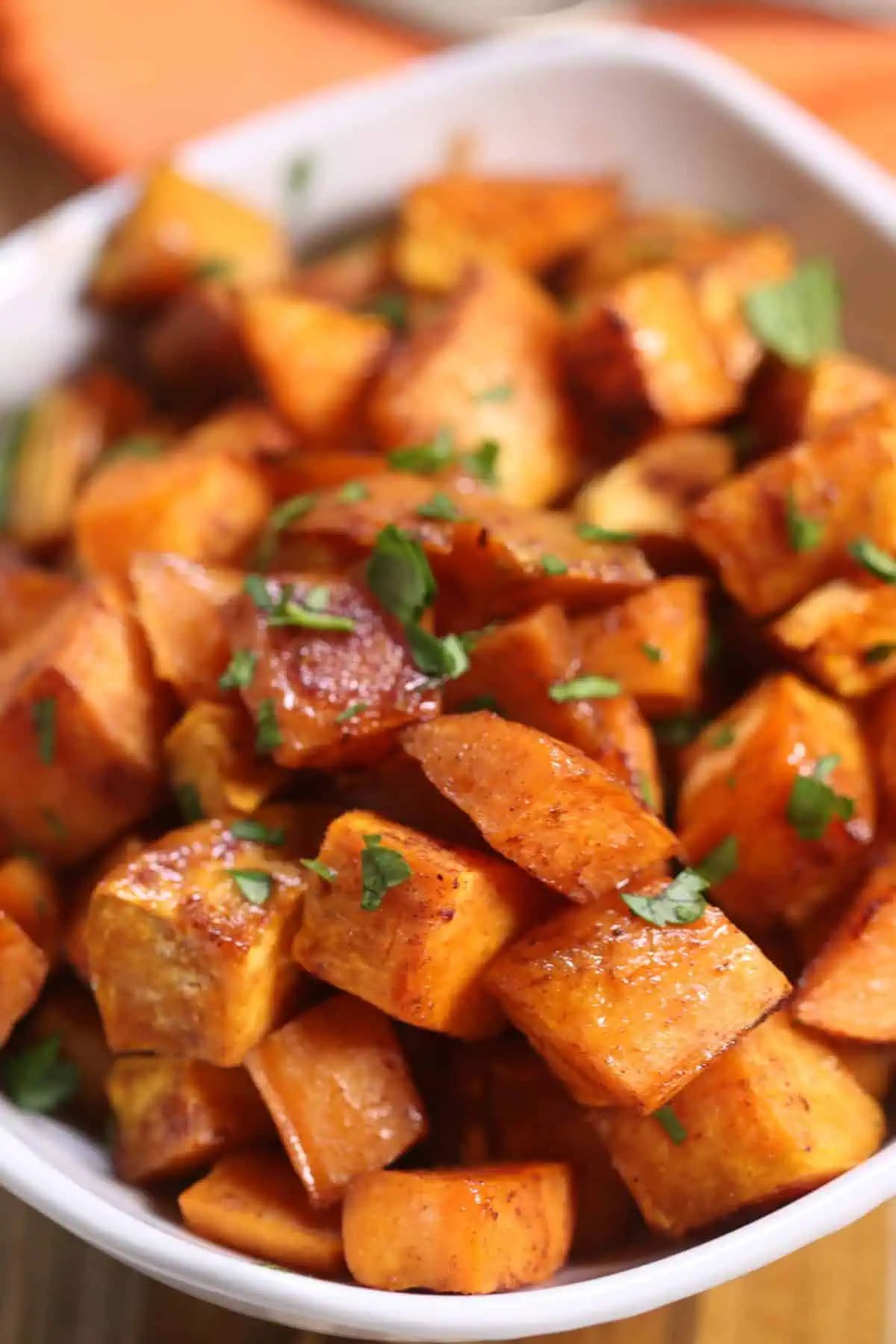 Roasted Brown Sugar Sweet Potatoes