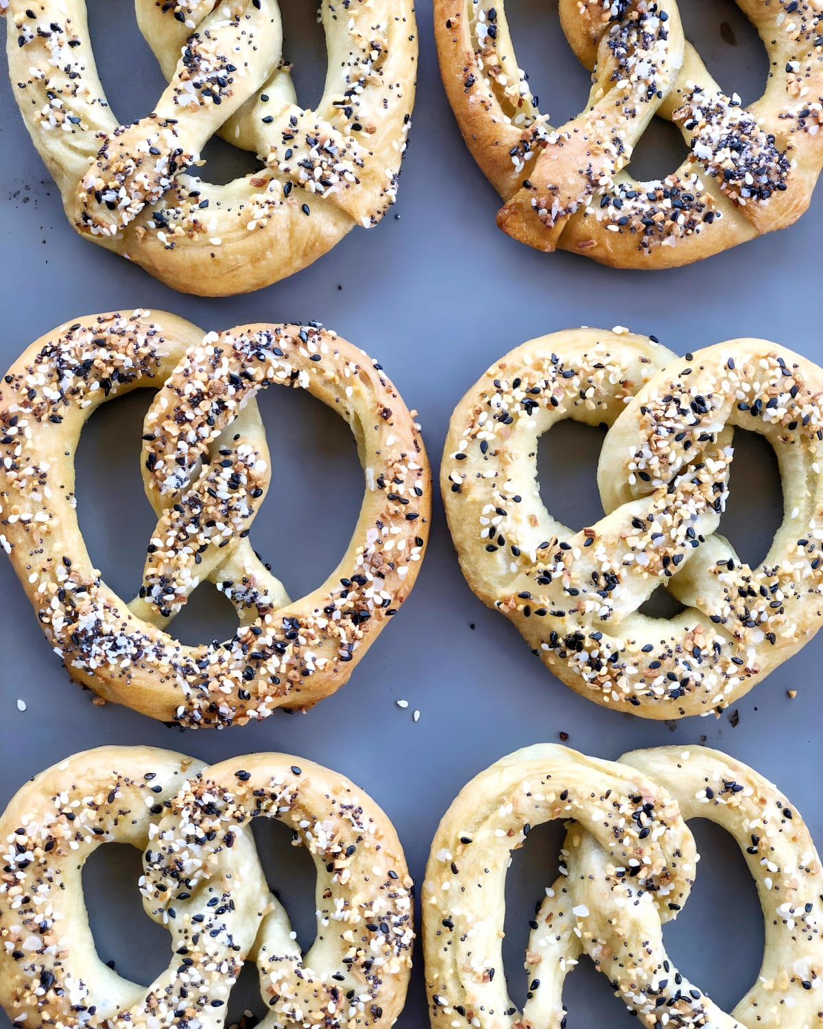 Everything Bagel Soft Pretzels