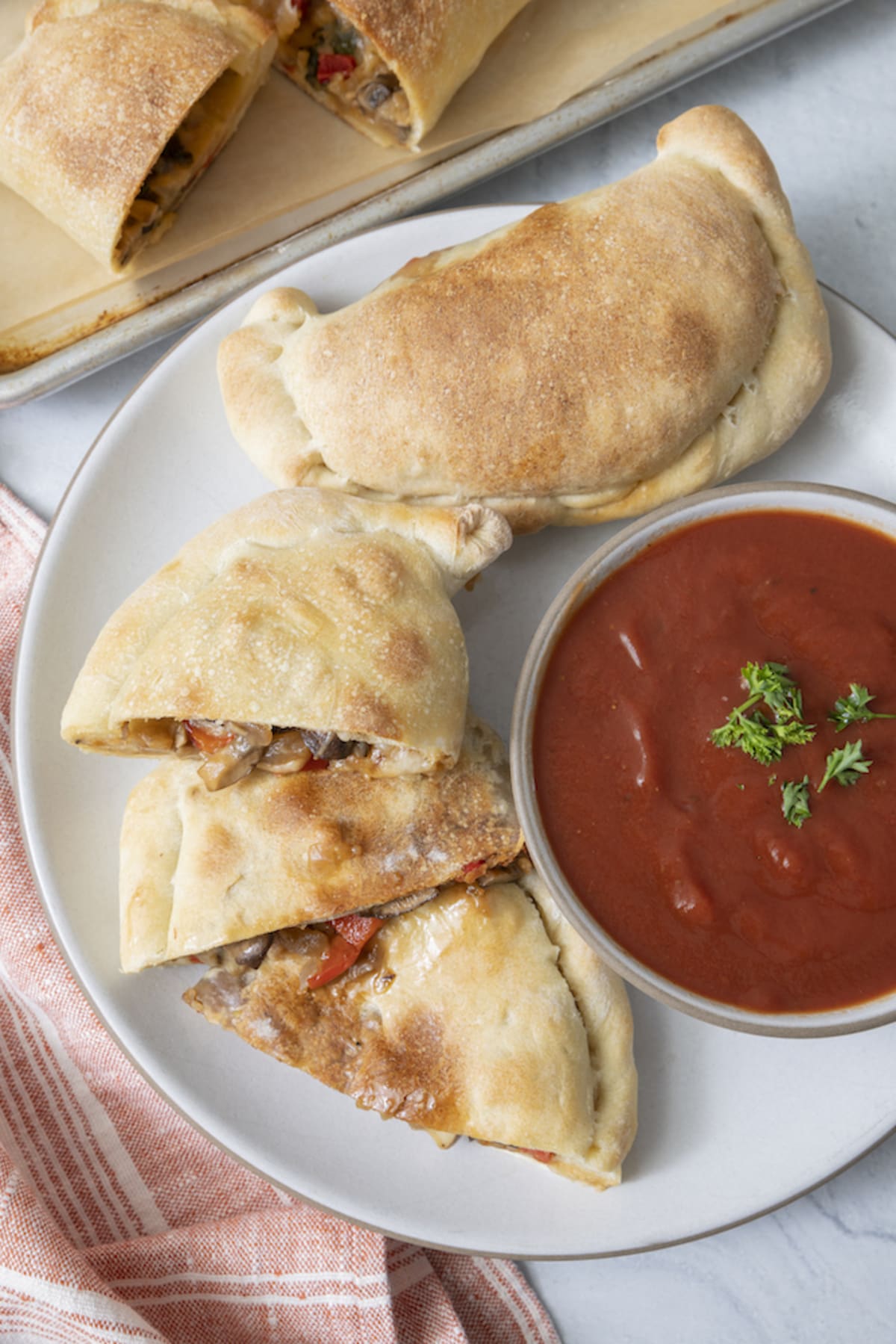 Vegetarian Calzones