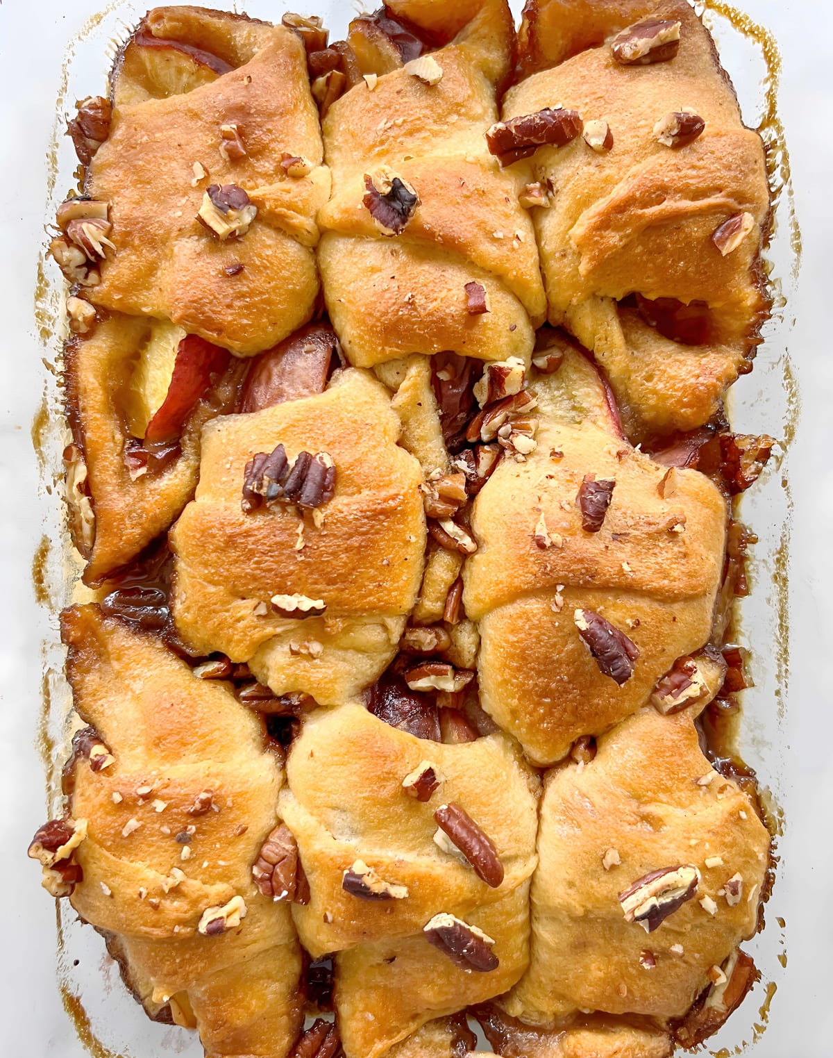 Peach Dumplings with Crescent Rolls