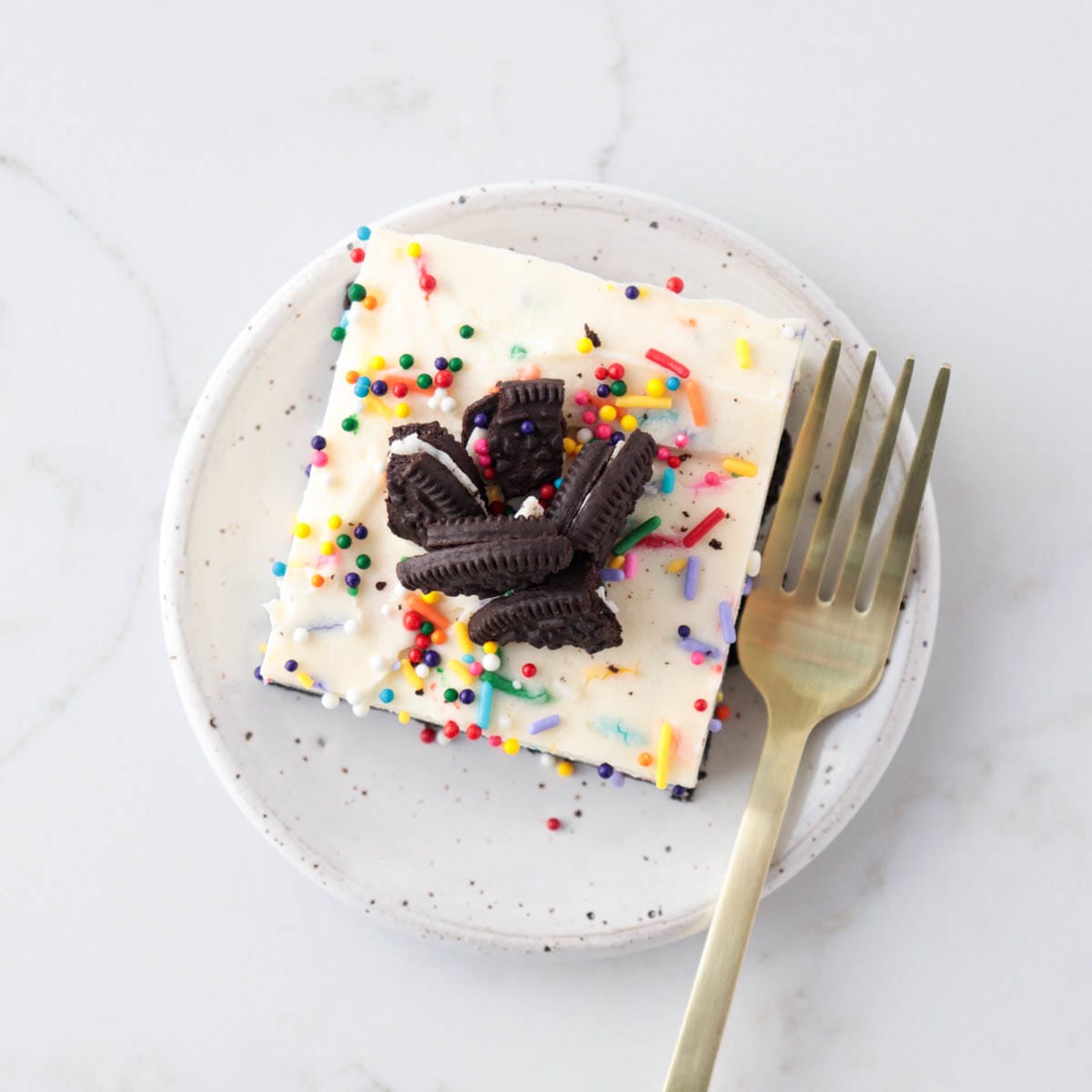 Oreo Birthday Frozen Cheesecake