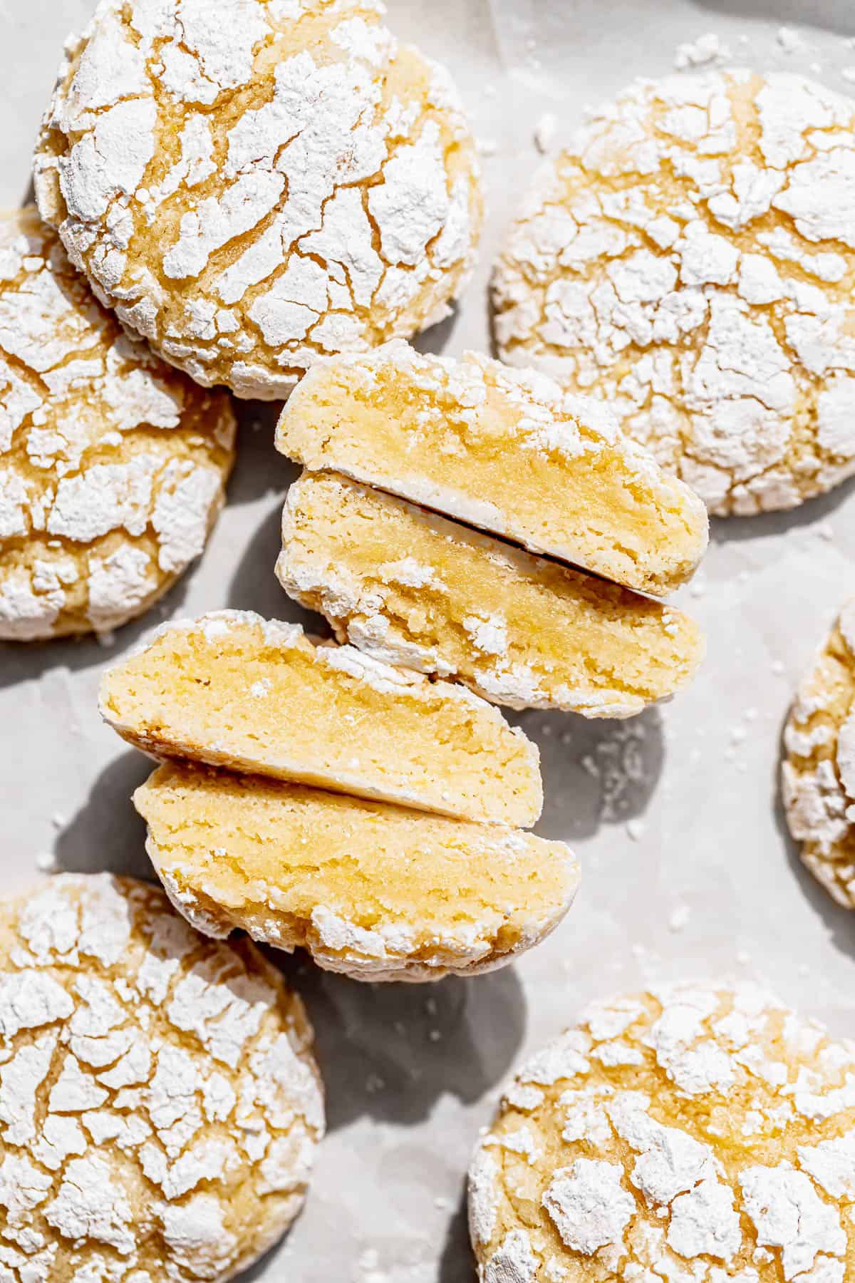 Lemon Crinkle Cookies