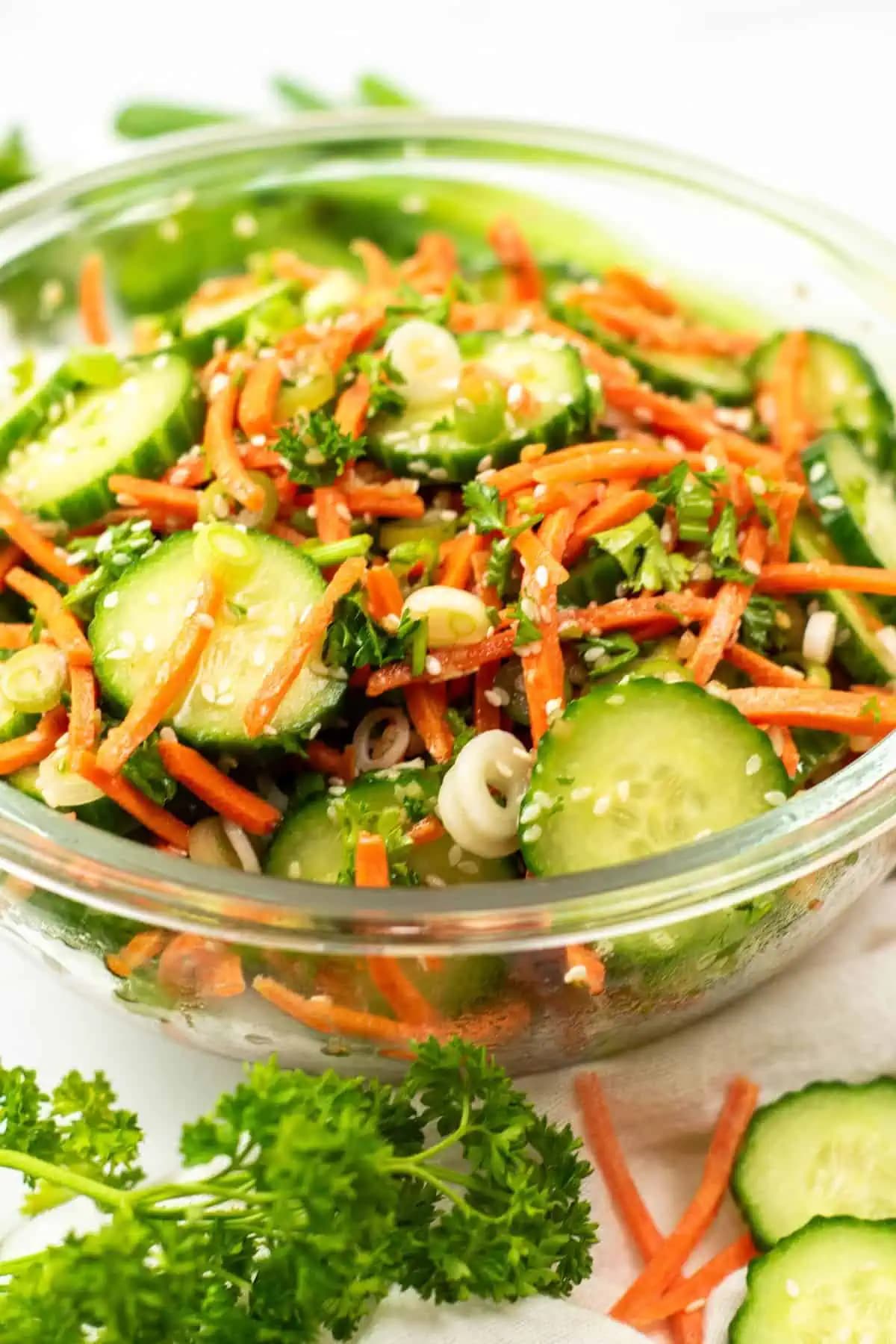 Carrot and Cucumber Salad