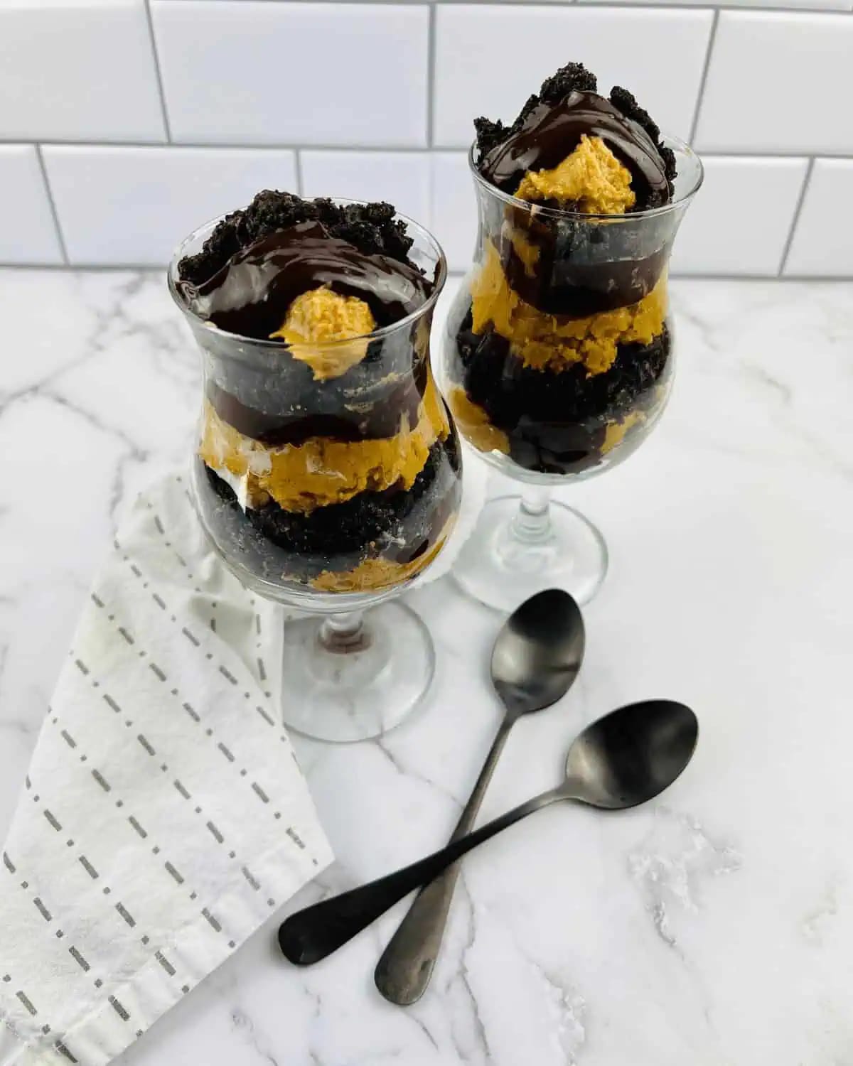Peanut Butter Chocolate Parfait