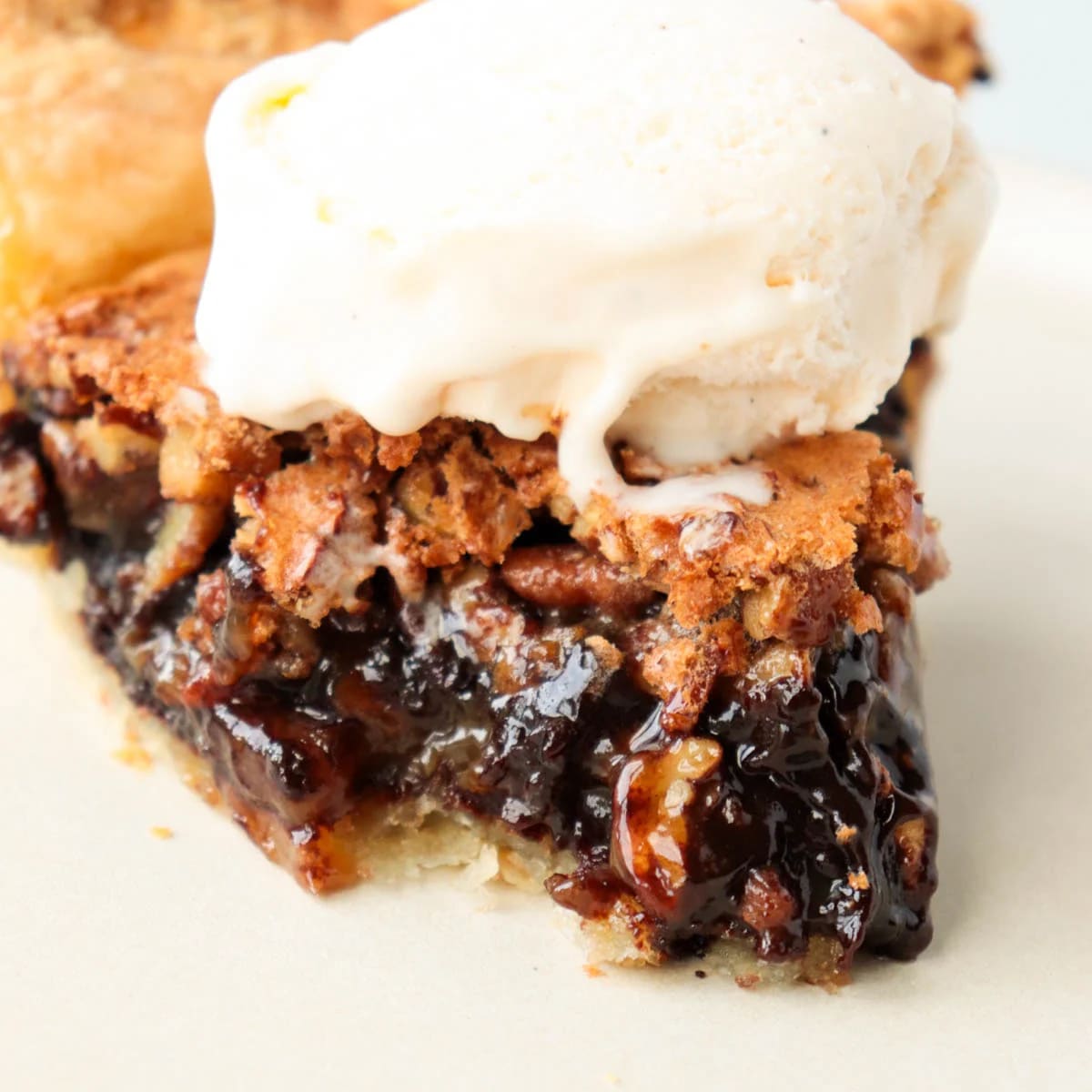 Fudgy Brownie Pecan Pie