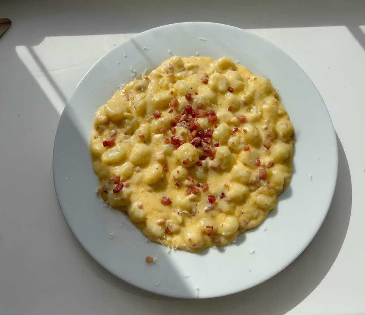 Gnocchi Mac & Cheese with Pancetta