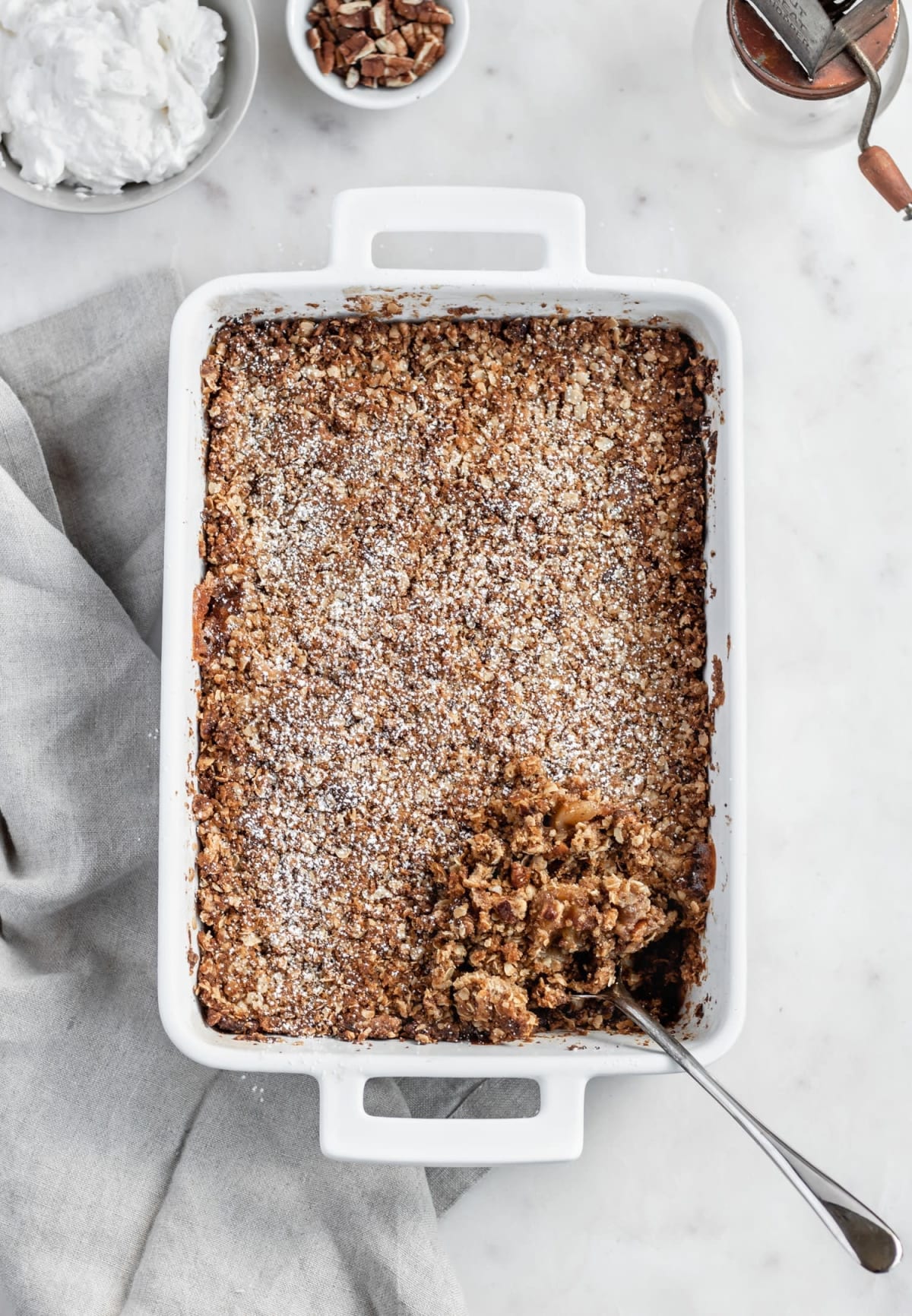 Gluten Free Apple Crisp With Irish Whiskey