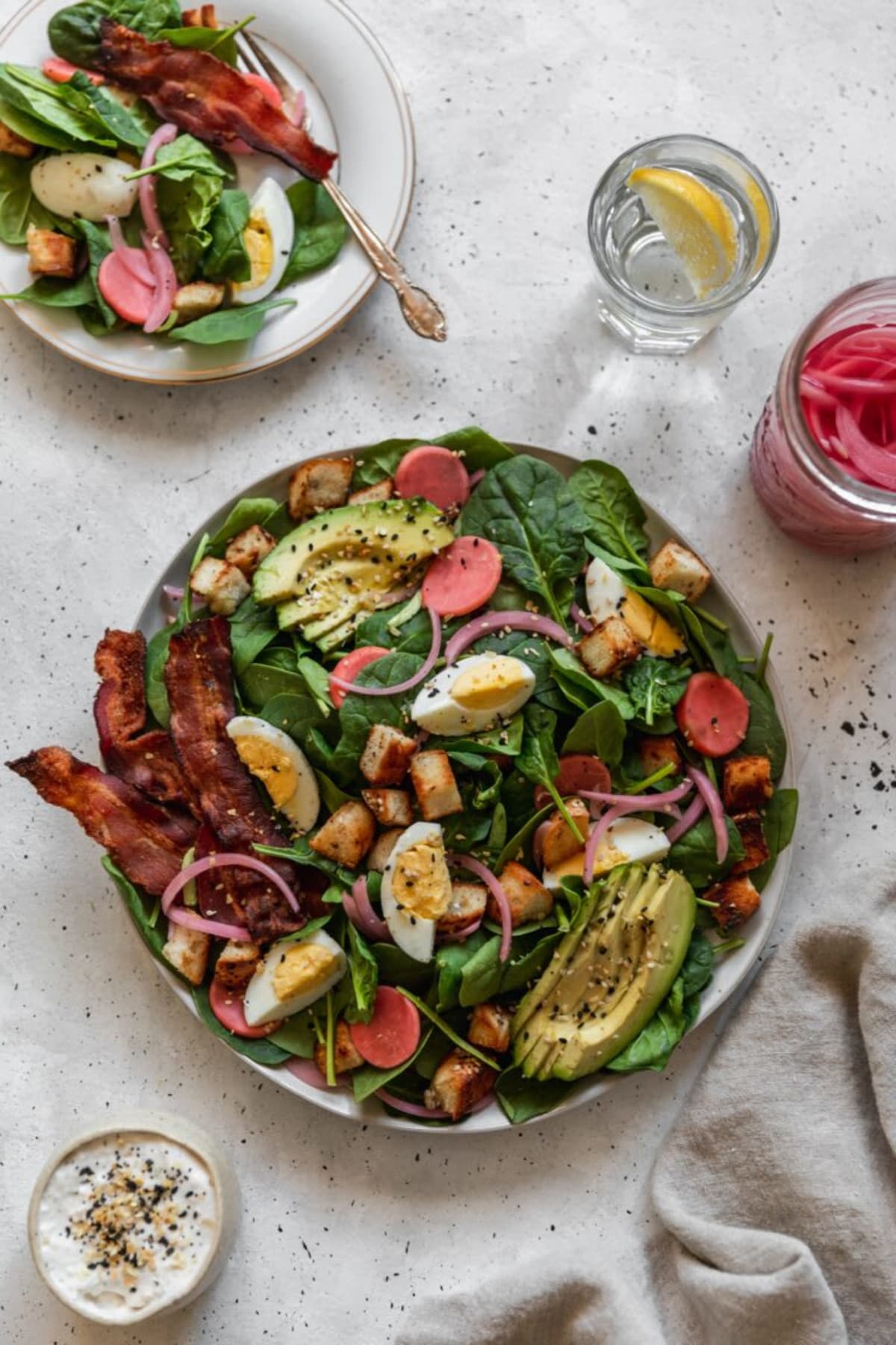 Everything Bagel Breakfast Salad