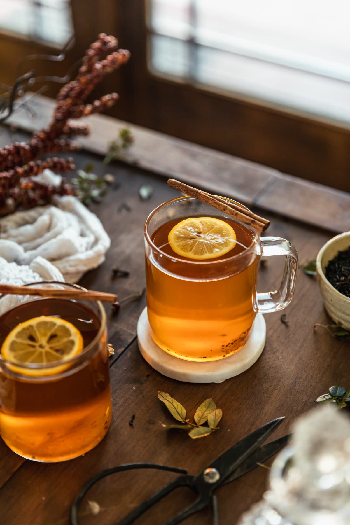 Tea Hot Toddy With Ginger