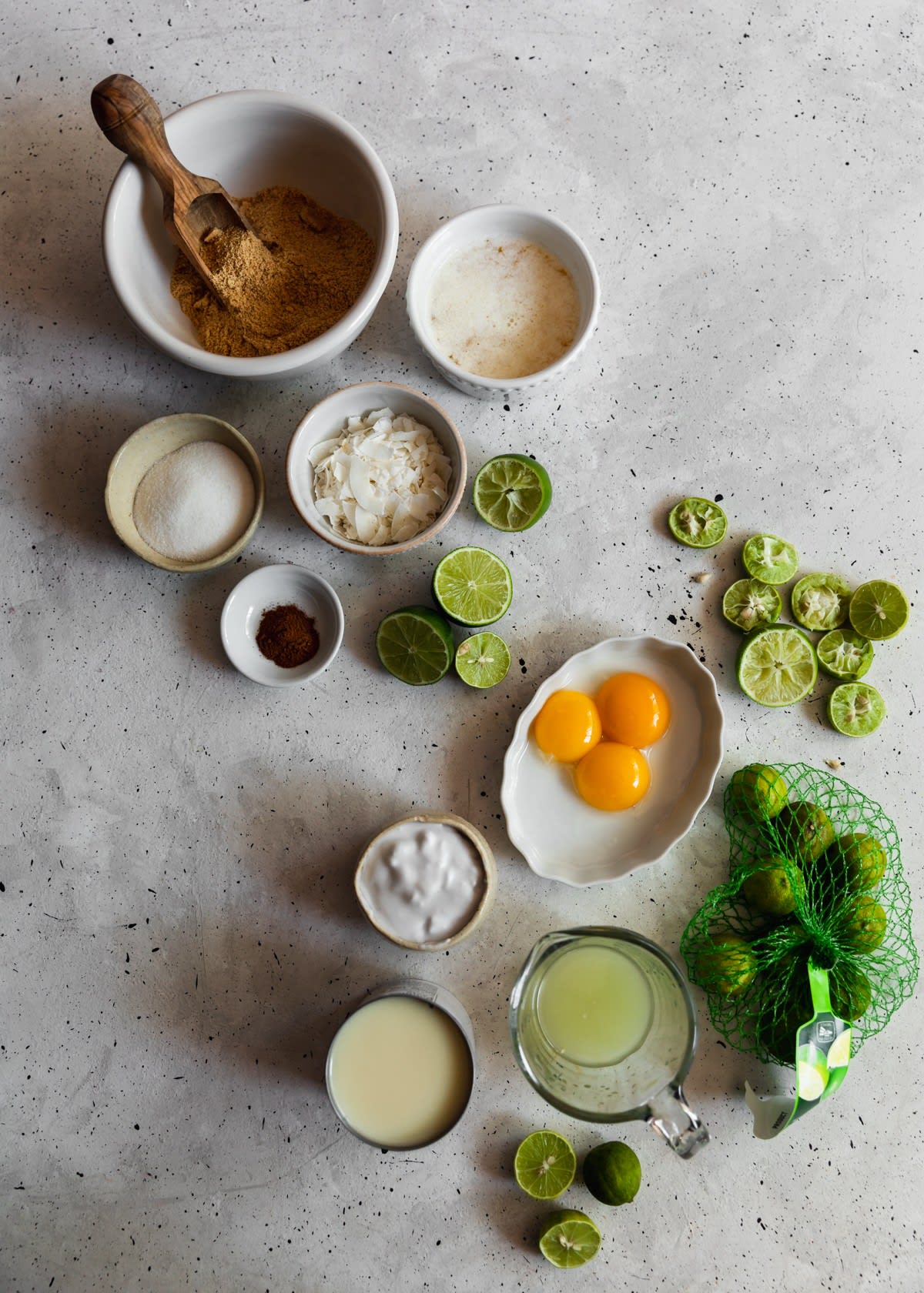 Key Lime Tart With Coconut