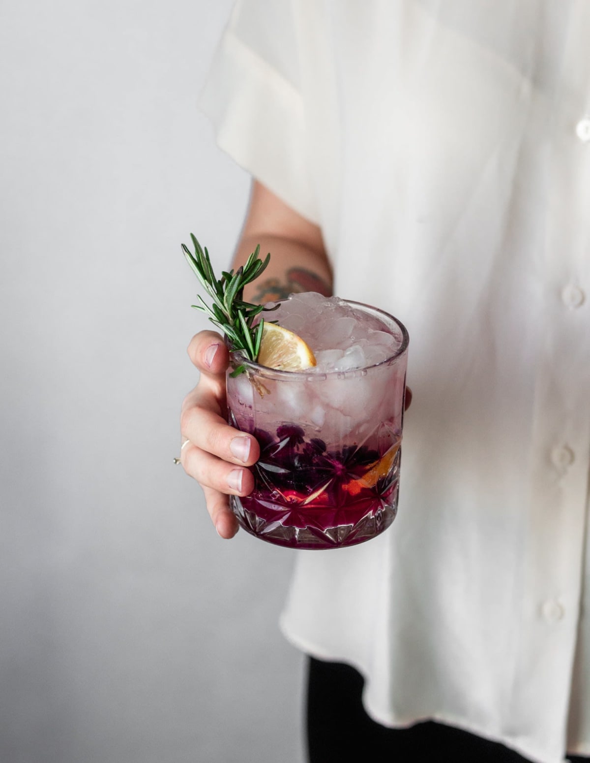 Blueberry Lemon Vodka Spritz