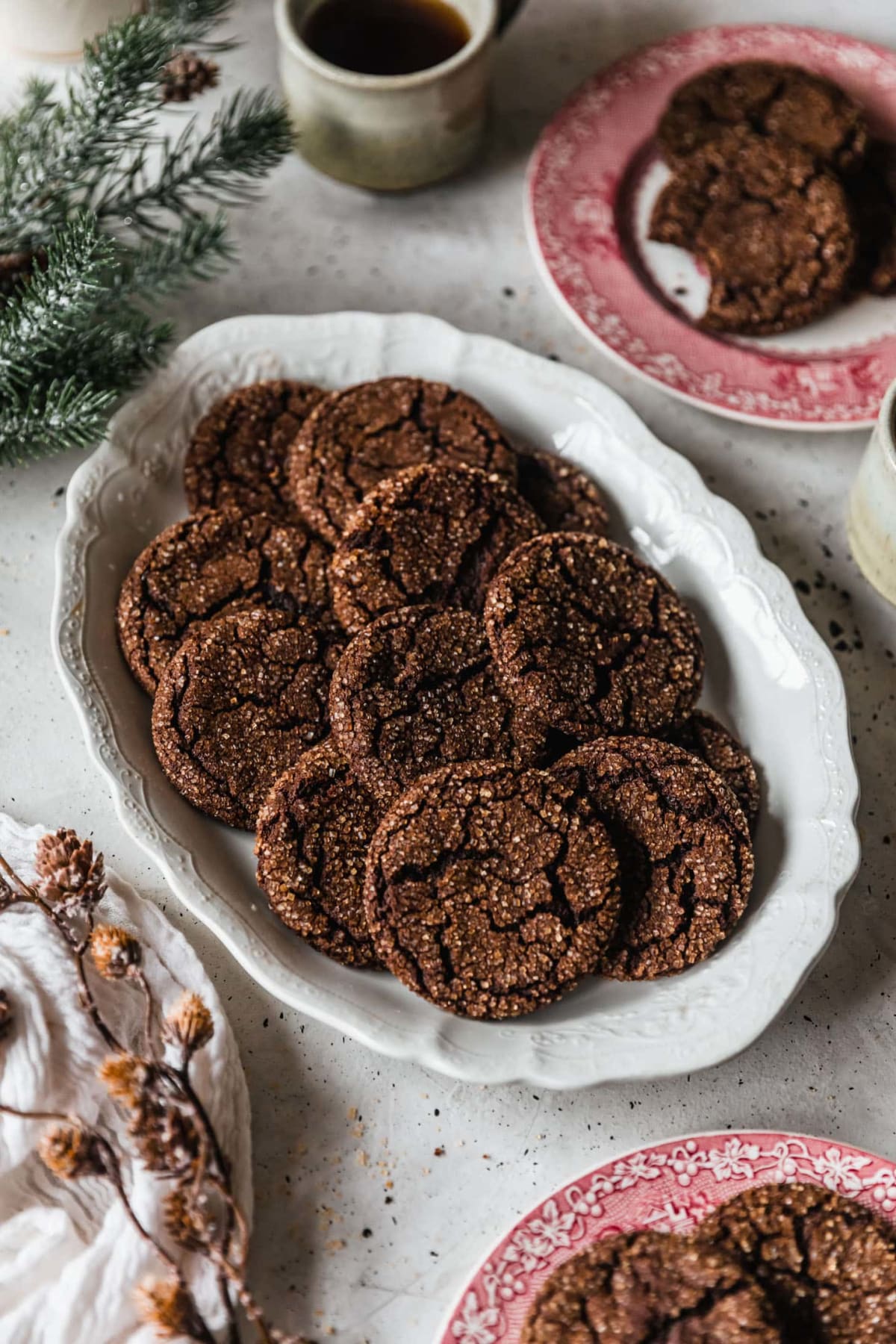 The Best Chewy Chocolate Gingerbread Cookies