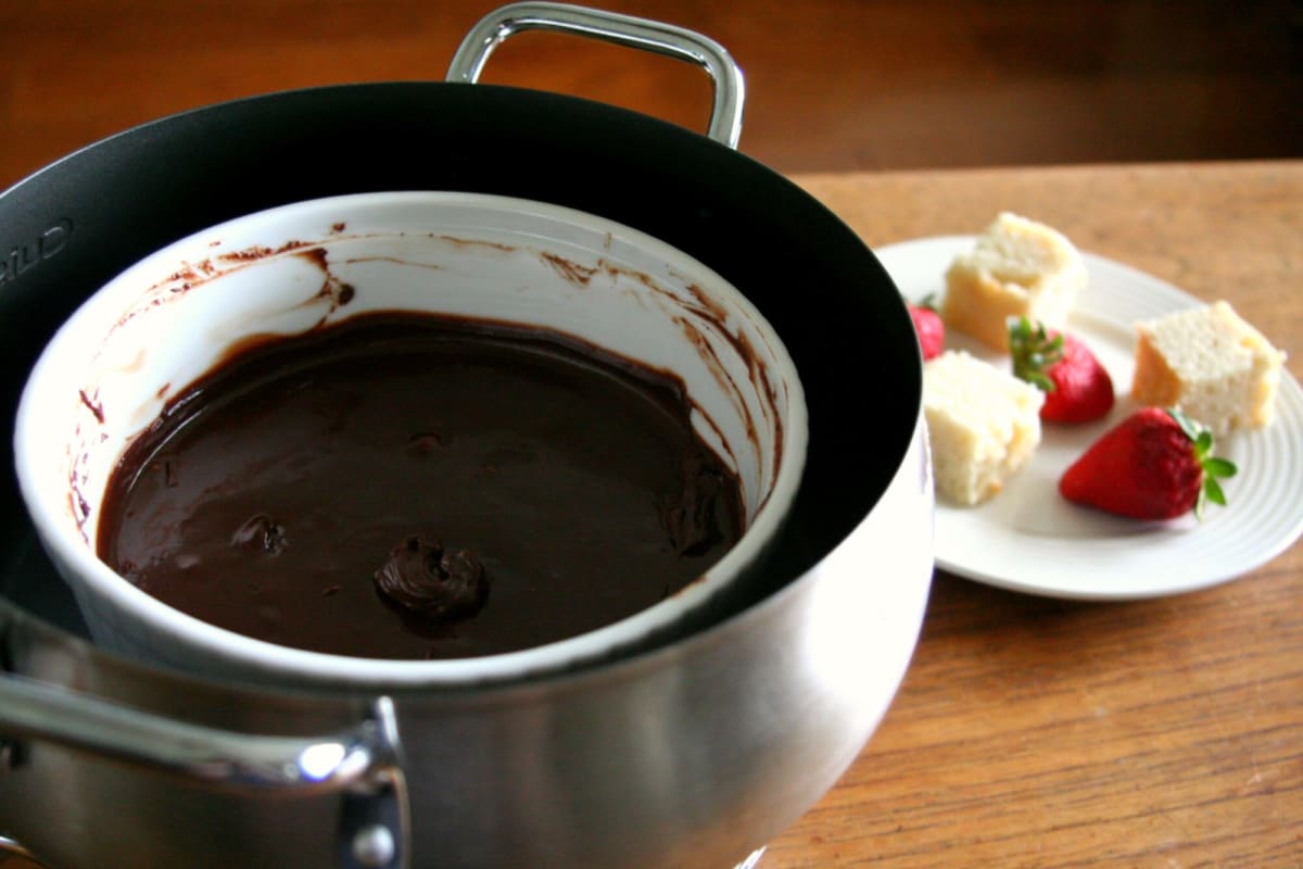 Chocolate Fondue For 2 (Or 4 Or 6 Or…)