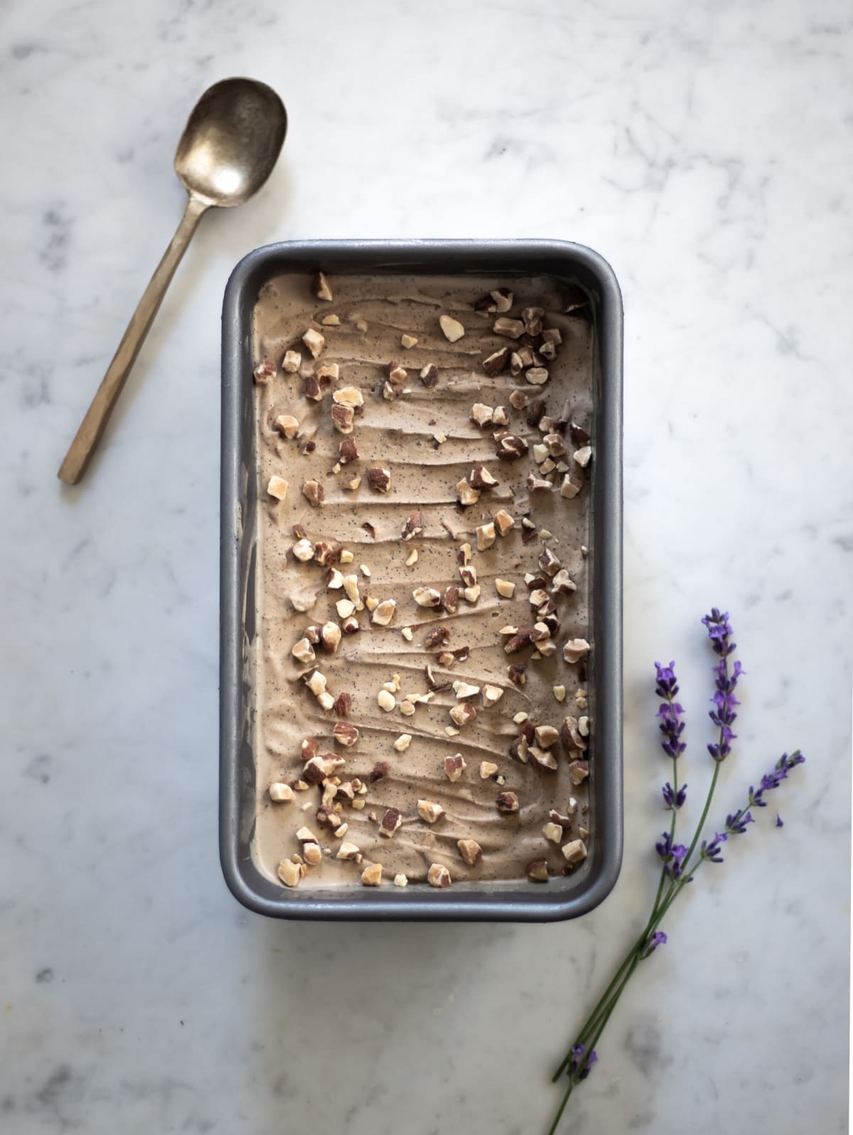 Coffee & Almond Ice Cream