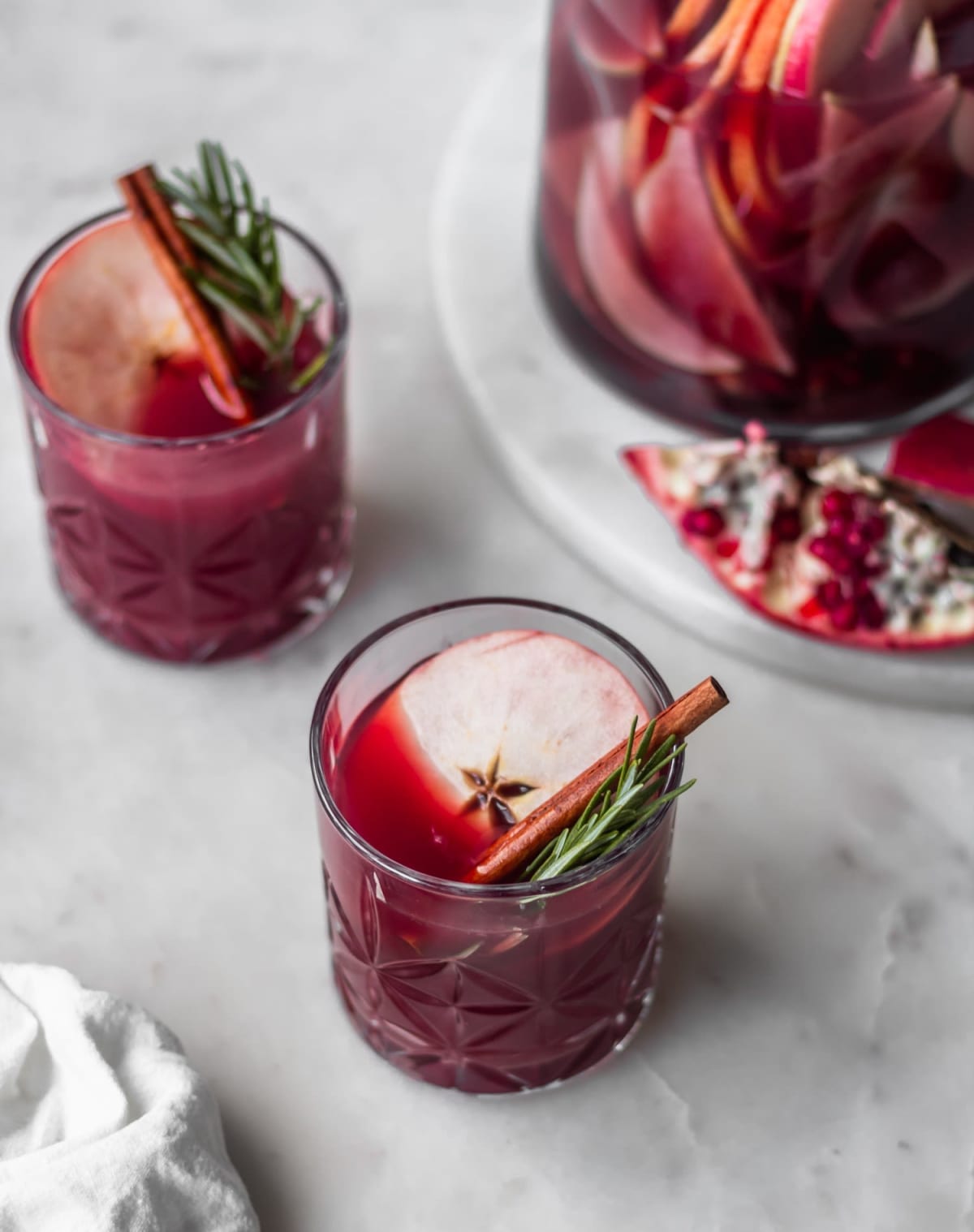 Winter Sangria With Pears & Pomegranate