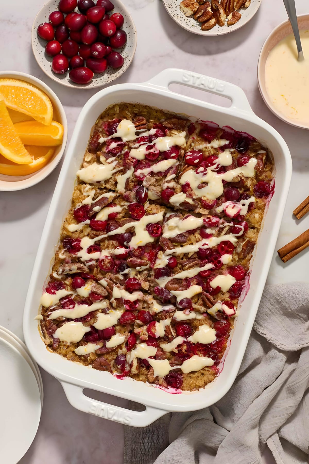 Baked Cranberry Oatmeal